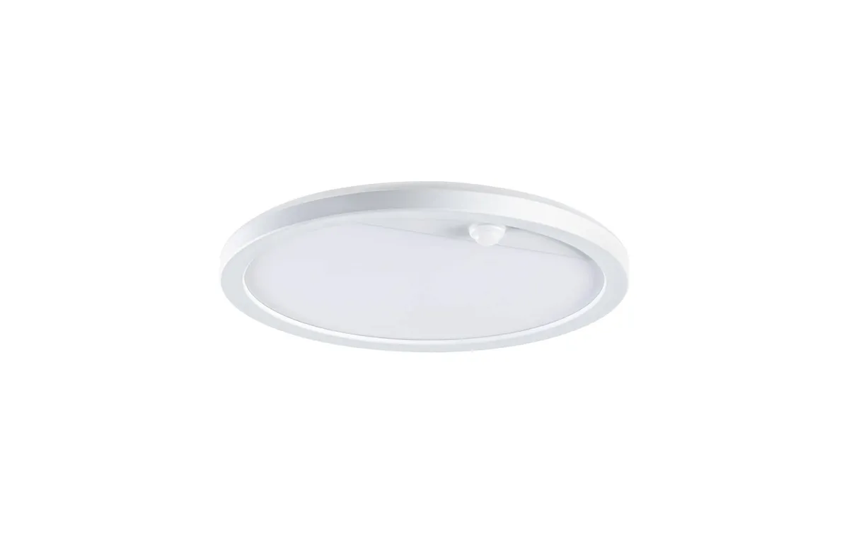 Paulmann Wandleuchte Lamina, Rund, 14W, 2200-3000K, PIR, Weiss