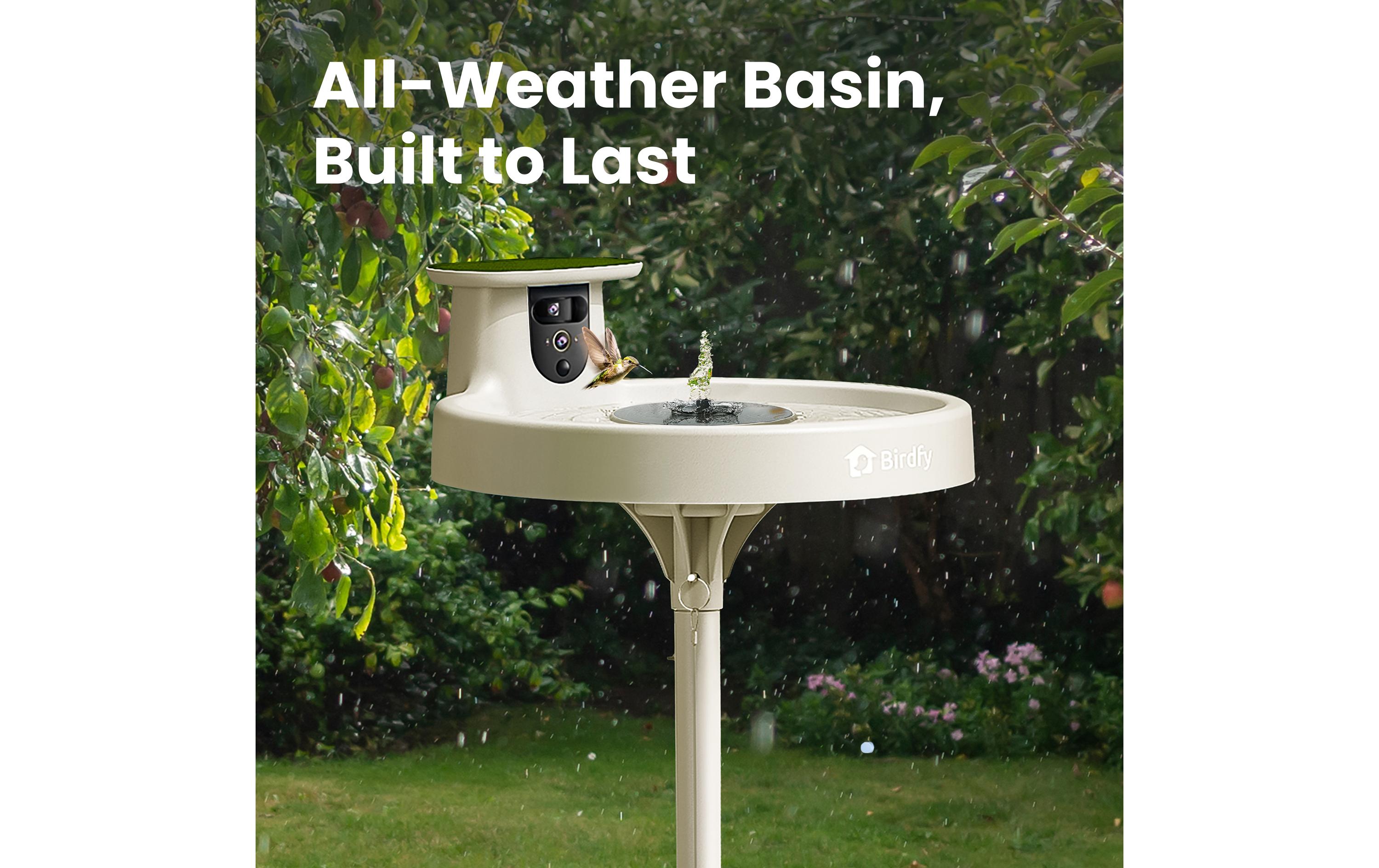 Birdfy Intelligentes Vogelbad mit Kamera