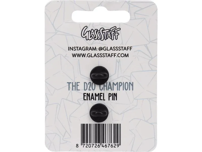 Glass Staff Anstecker The d20 Champion Mehrfarbig Glass Staff Anstecker The d20 Champion Mehrfarbig