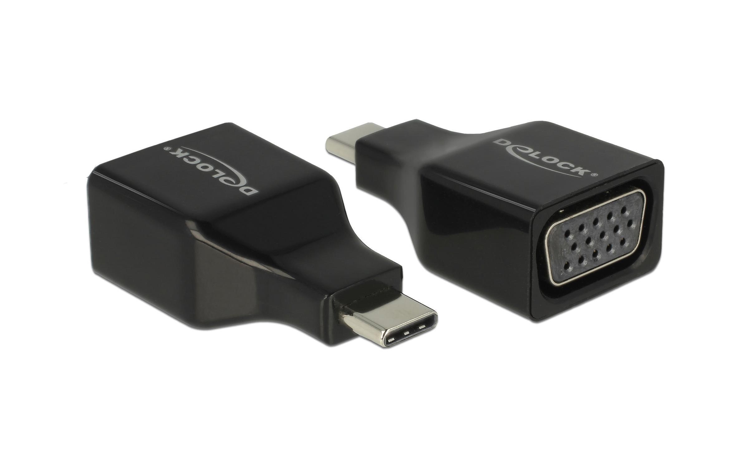 Delock Adapter USB-C - VGA (m-f)