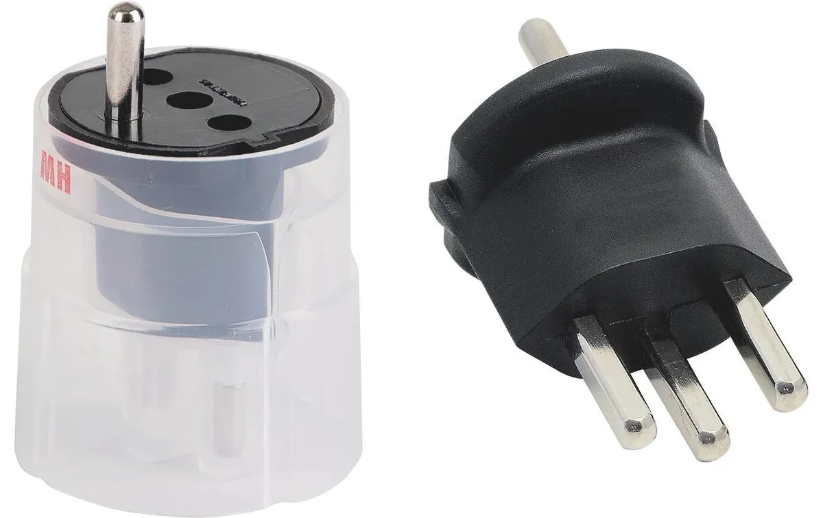 Max Hauri Fixadapter Schuko – Typ 23 Schwarz