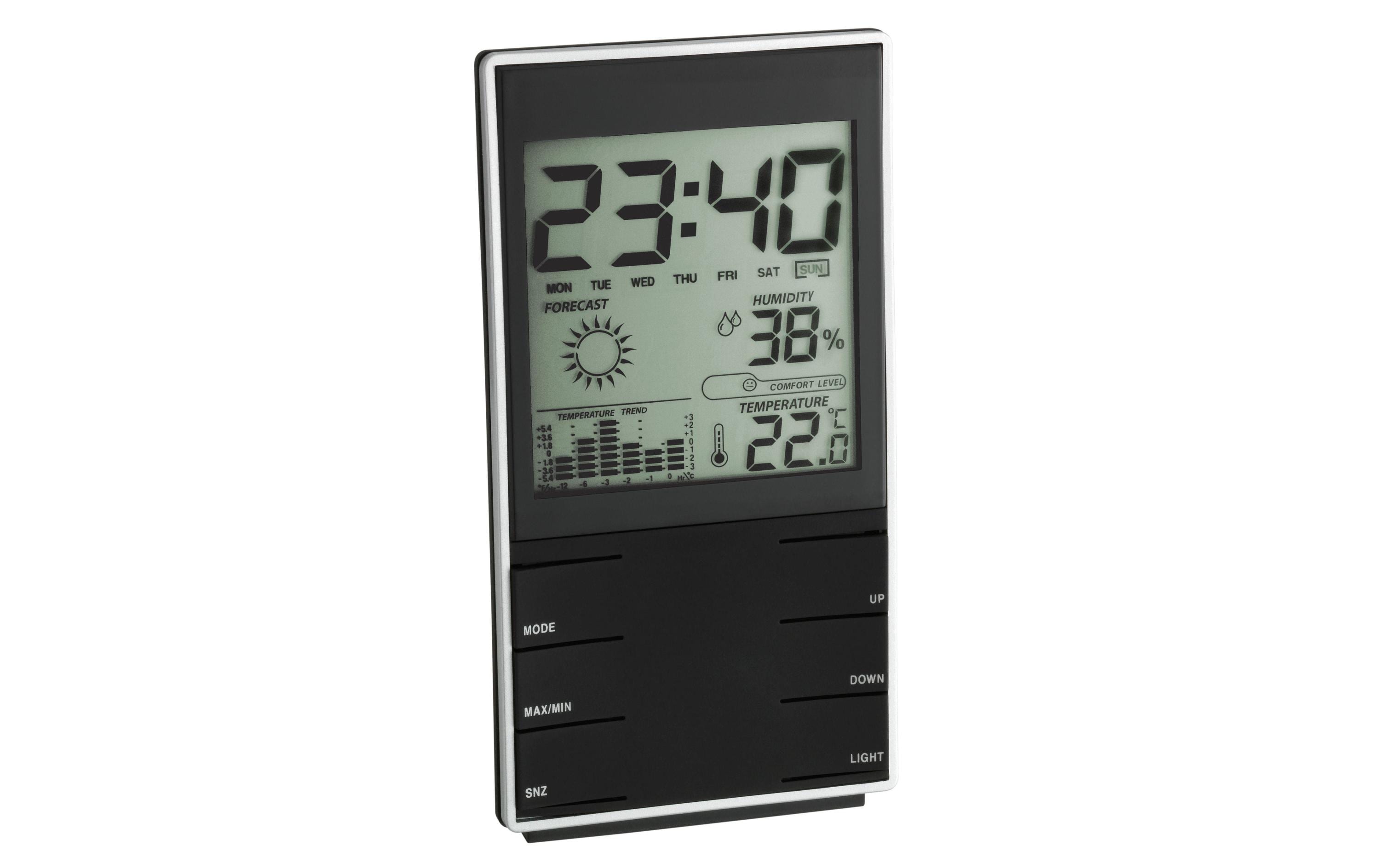 TFA Dostmann Wetterstation Elektronisch, Schwarz