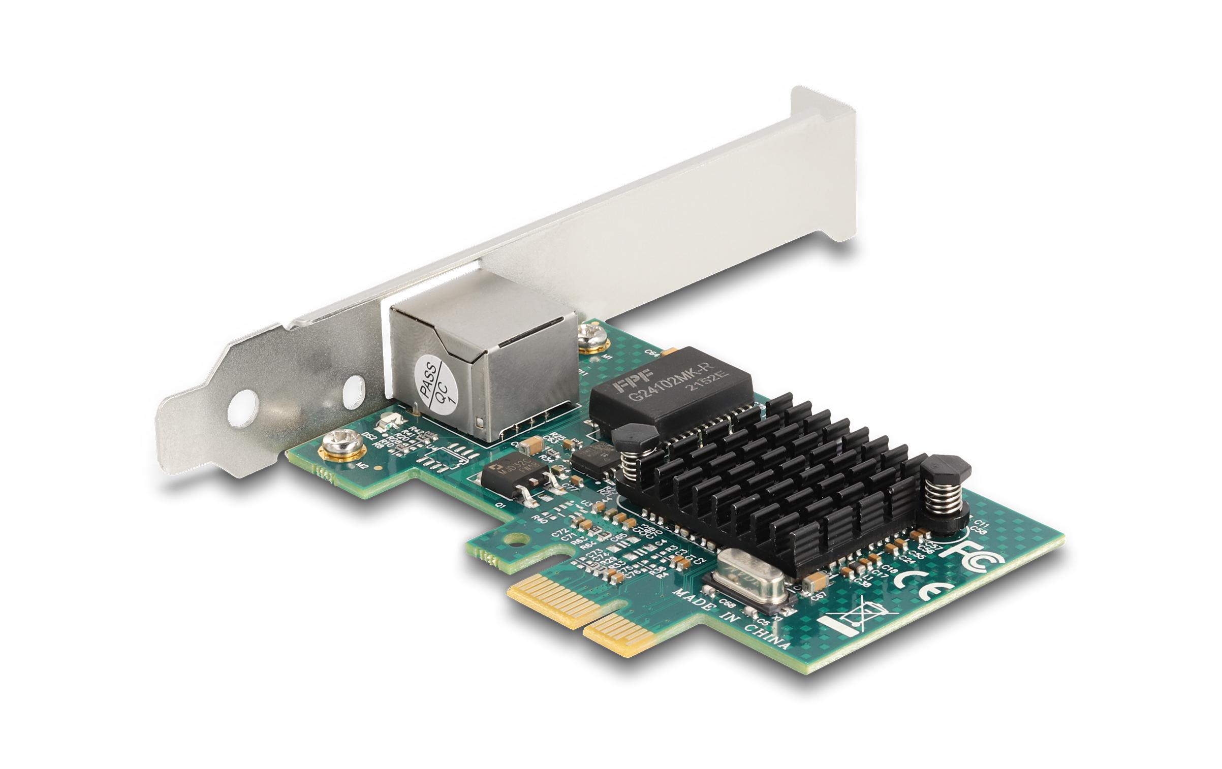 Delock Netzwerkkarte 1x RJ45 Gigabit, PCI-Express x1