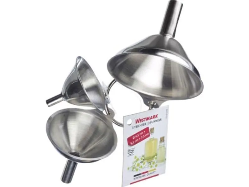 Westmark Trichter Mini 3-teilig, Silber Westmark Trichter Mini 3-teilig, Silber