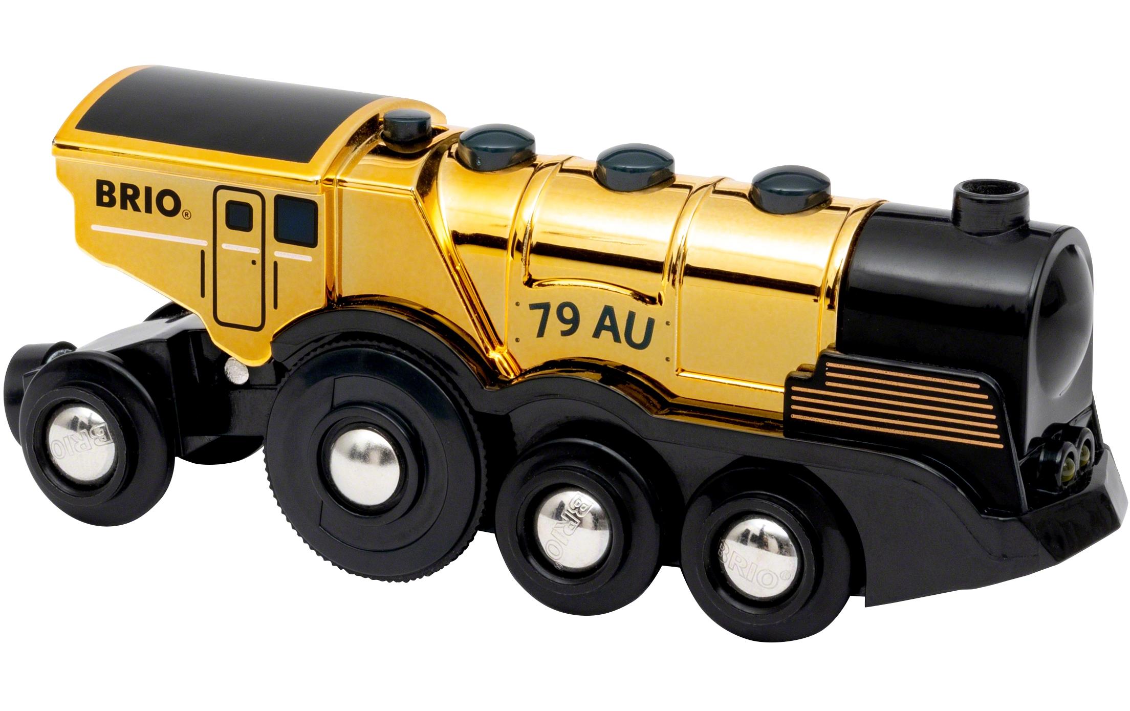 BRIO Eisenbahn Goldene Batterielok mit Licht und Sound BRIO Eisenbahn Goldene Batterielok mit Licht und Sound