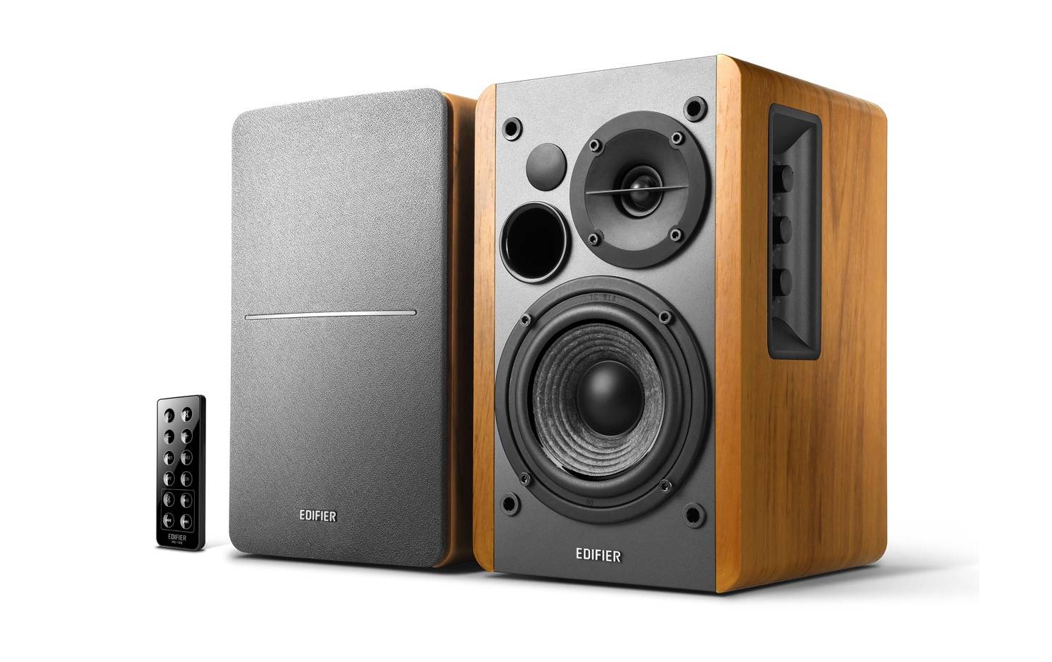 Edifier Regallautsprecher Paar R1280DB Braun