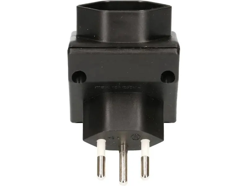 Max Hauri Mehrfachstecker 3 x T13, Schwarz