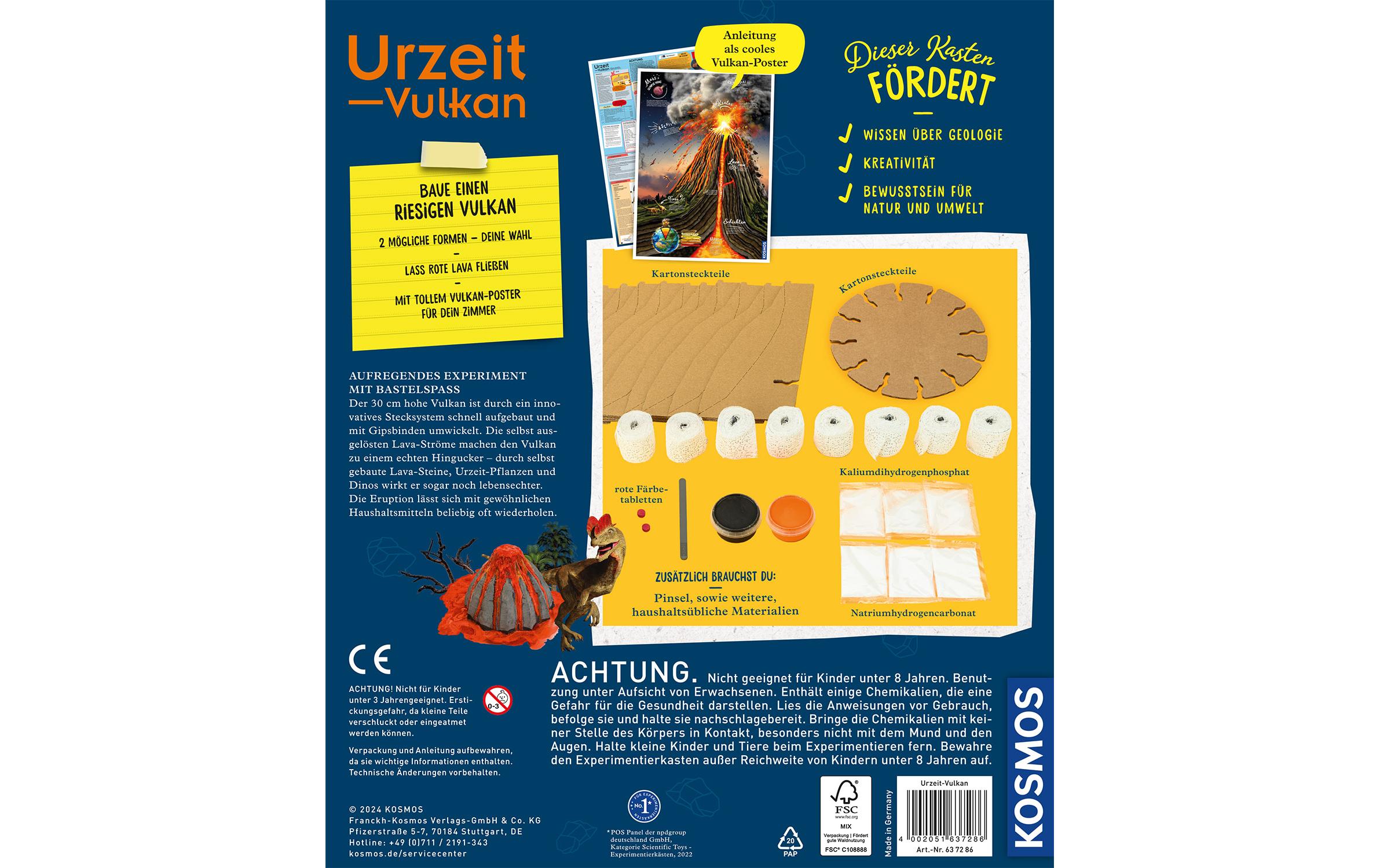 Kosmos Experimentierkasten Urzeit-Vulkan Kosmos Experimentierkasten Urzeit-Vulkan