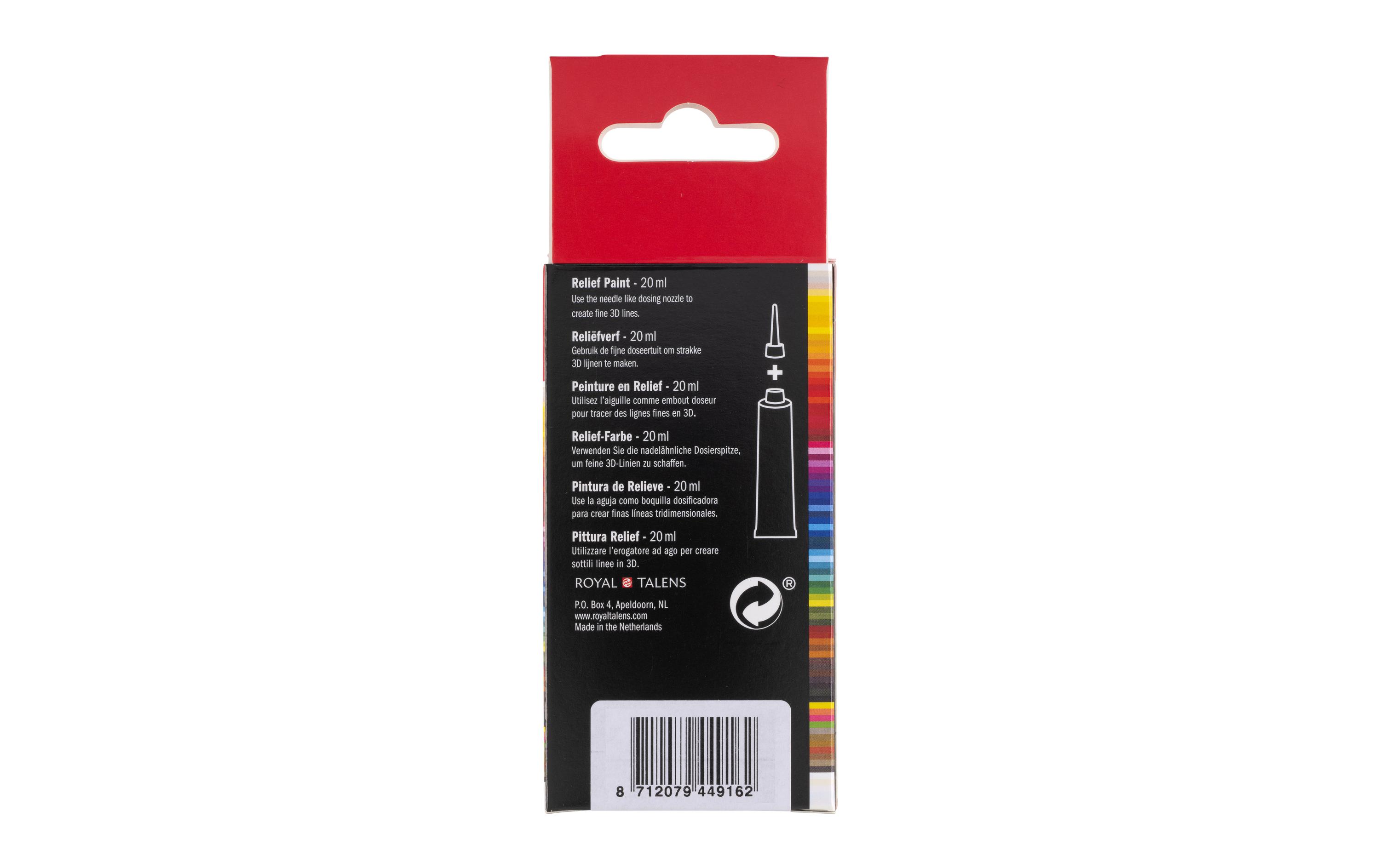 Amsterdam Acrylfarbe Reliefpaint 815 Zinn deckend, 20 ml 20 ml, Zinn