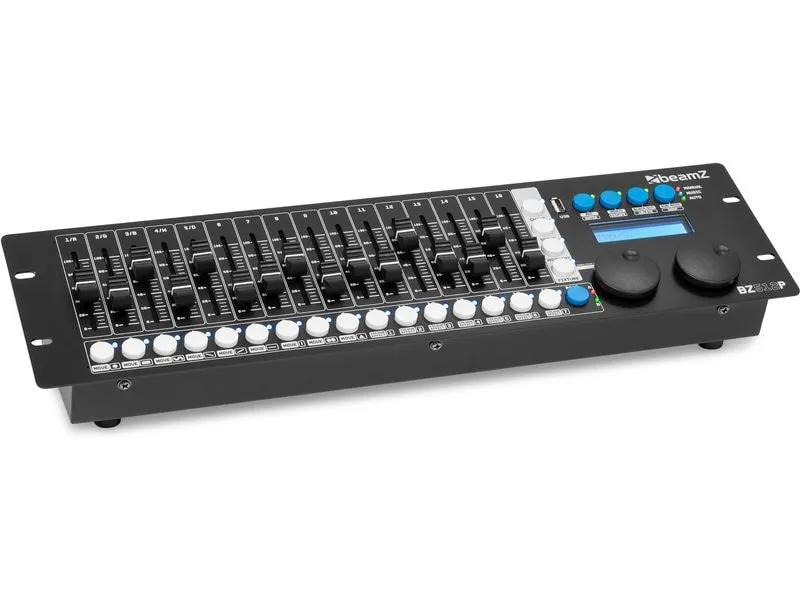 BeamZ BZ512P DMX-Controller 512 Kanäle 19 Zoll BeamZ BZ512P DMX-Controller 512 Kanäle 19 Zoll