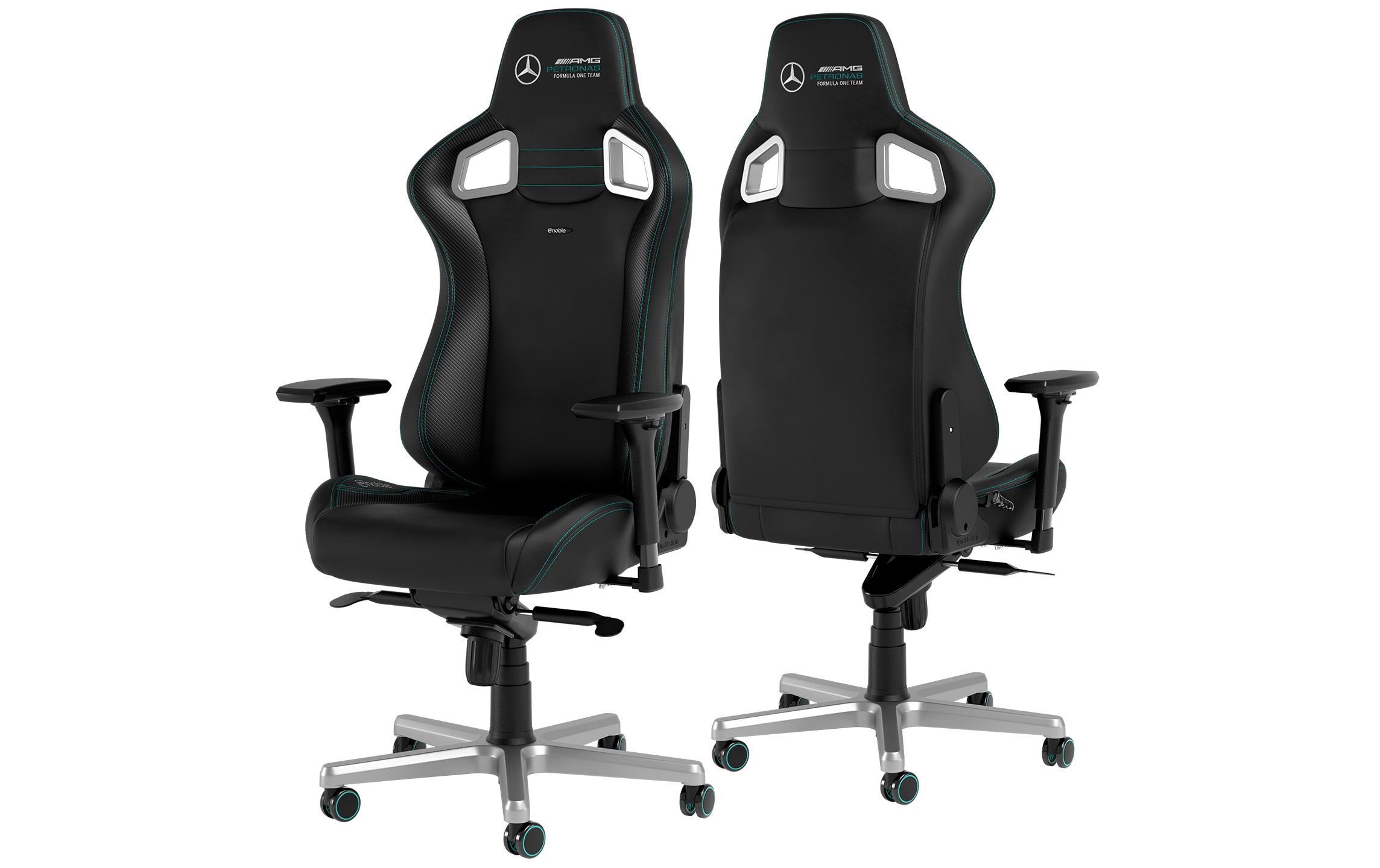 noblechairs Gaming-Stuhl EPIC Mercedes 2021-AMG Petronas F1 Team Schwarz noblechairs Gaming-Stuhl EPIC Mercedes 2021-AMG Petronas F1 Team Schwarz