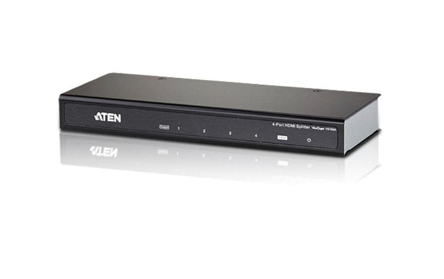 Aten 4-Port Signalsplitter VS184A HDMI – HDMI Aten 4-Port Signalsplitter VS184A HDMI – HDMI