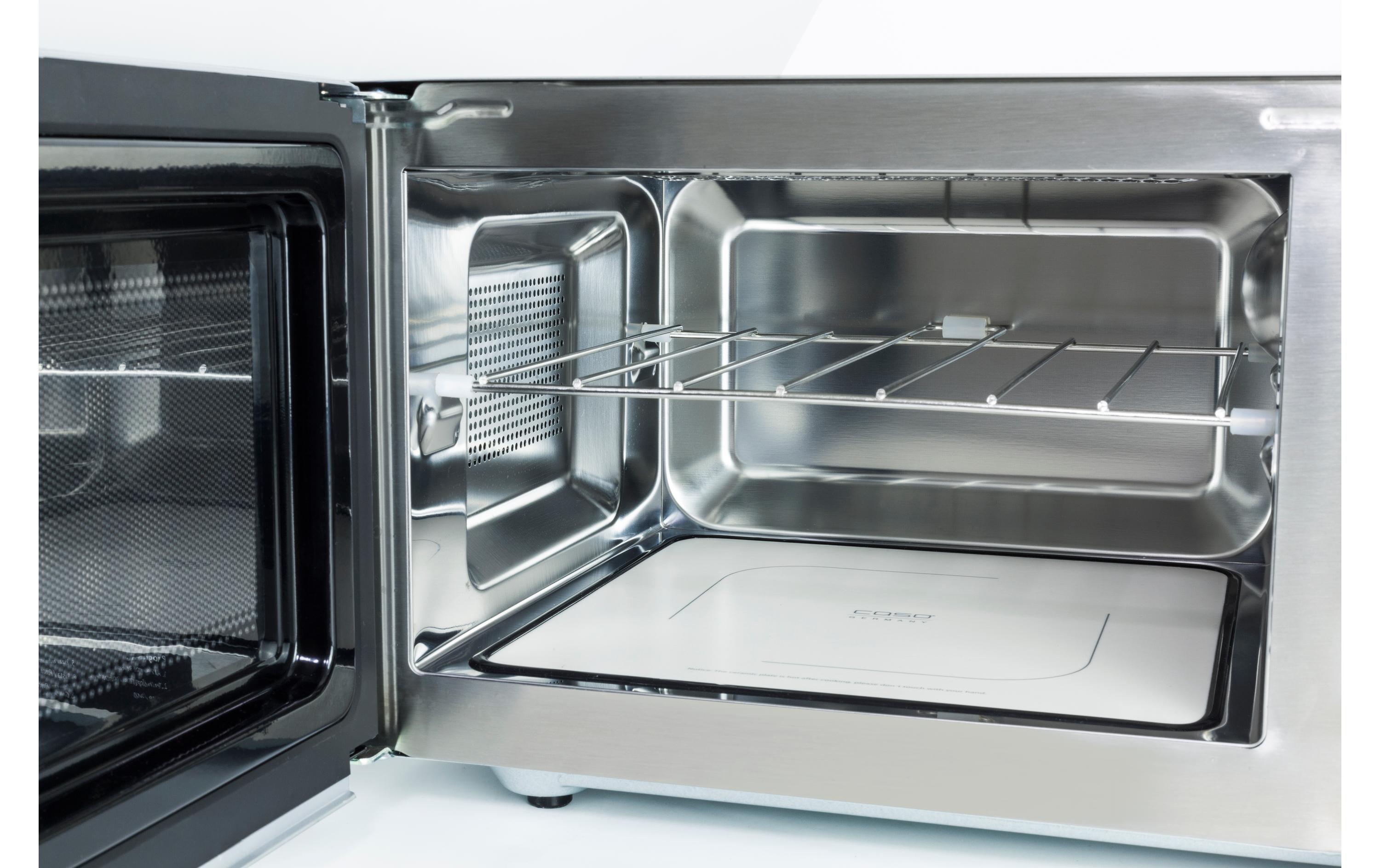 Caso Mikrowelle MCG 25 Ceramic Chef Schwarz Caso Mikrowelle MCG 25 Ceramic Chef Schwarz