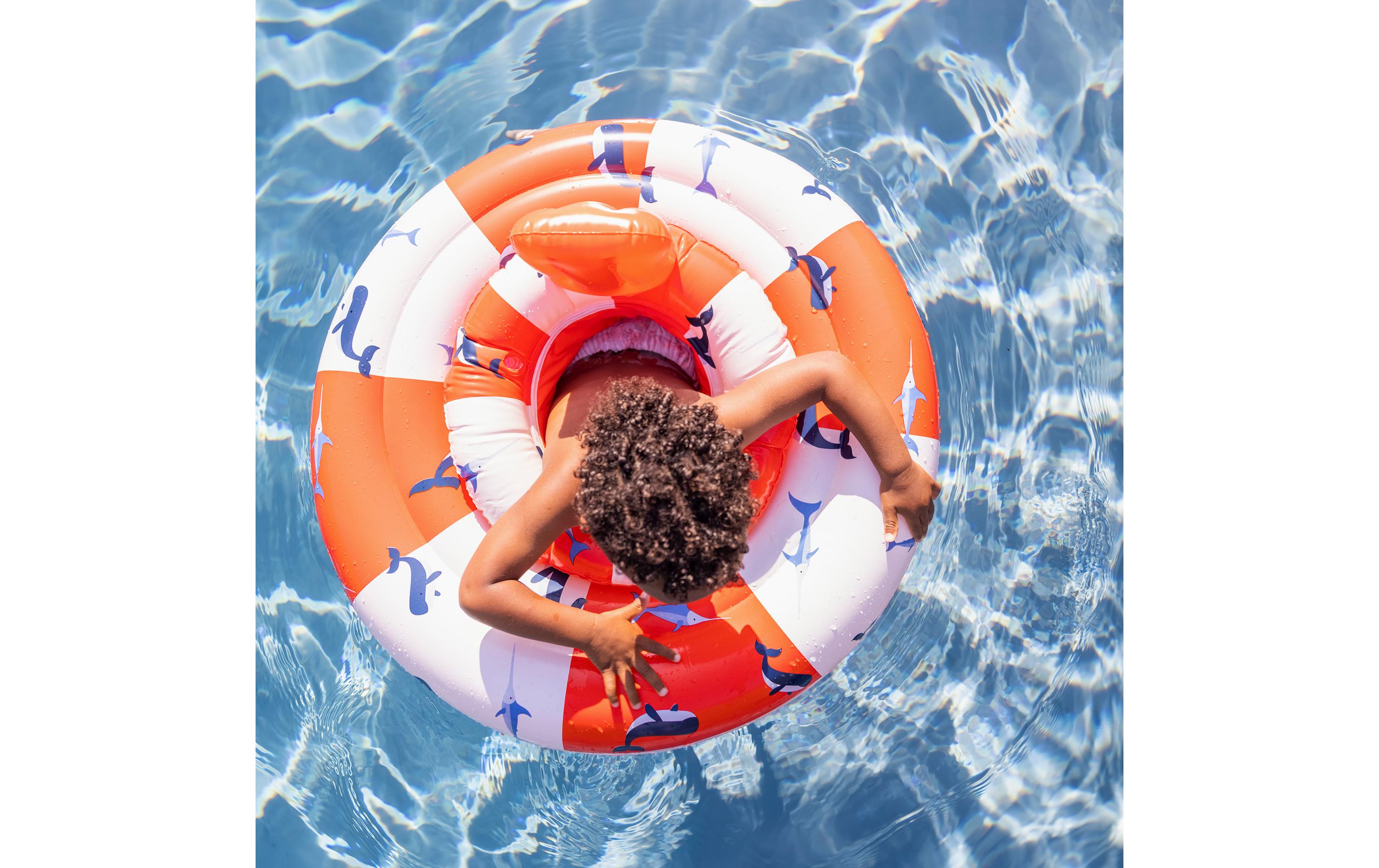 Swim Essentials Schwimmsitz 0-1 Jahre Whale Red/White