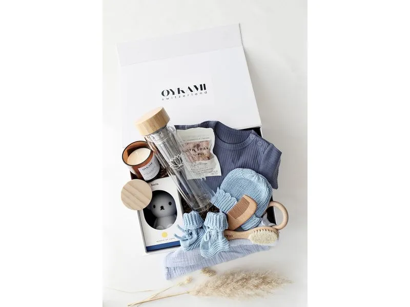 Oykami Mama Geschenkbox Teeflasche Blau Lugano Oykami Mama Geschenkbox Teeflasche Blau Lugano