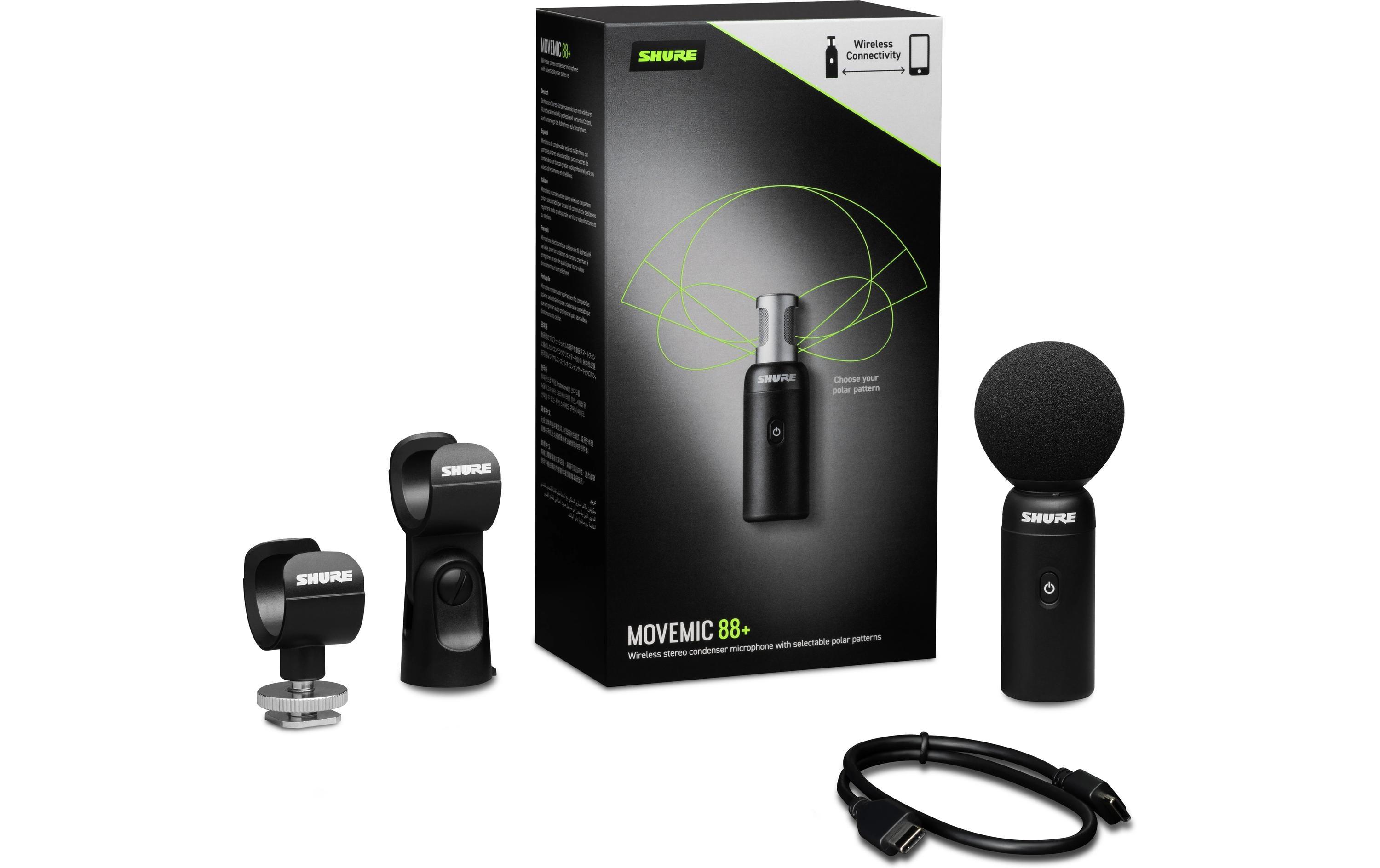 Shure Mikrofon MoveMic 88+W-Kit