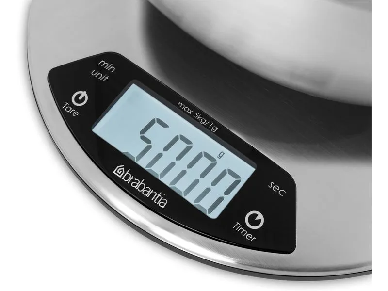 Brabantia Küchenwaage Profile Silber Brabantia Küchenwaage Profile Silber