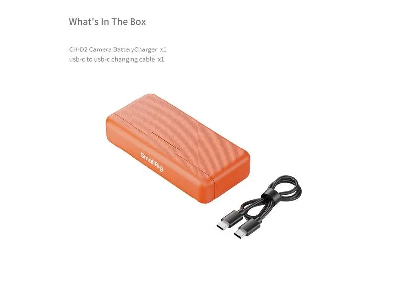 Smallrig Ladekoffer für Akkus für DJI Action 6 USB-C 18 W ABS PC Smallrig Ladekoffer für Akkus für DJI Action 6 USB-C 18 W ABS PC