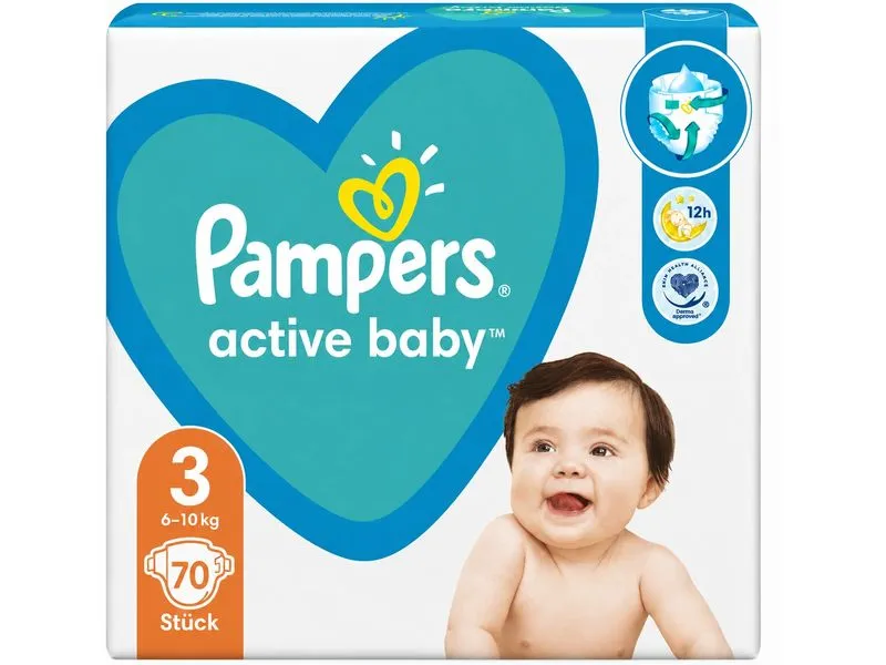Pampers Pampers Active Baby Windeln Gr. 3 Grösse 3 Pampers Pampers Active Baby Windeln Gr. 3 Grösse 3