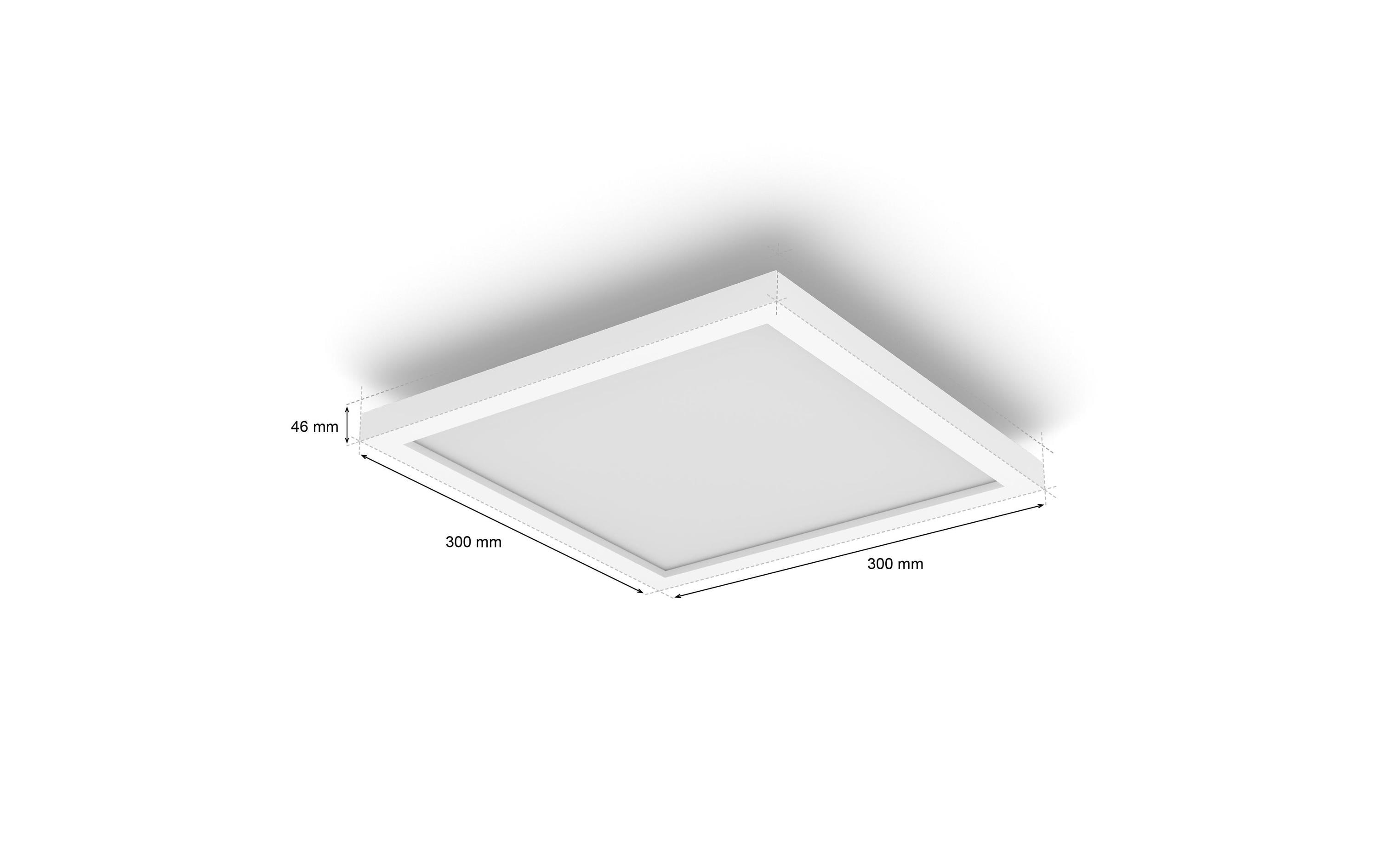 Philips Hue White & Color Ambiance Surimu Panelleuchte 30 x 30 weiss Philips Hue White & Color Ambiance Surimu Panelleuchte 30 x 30 weiss