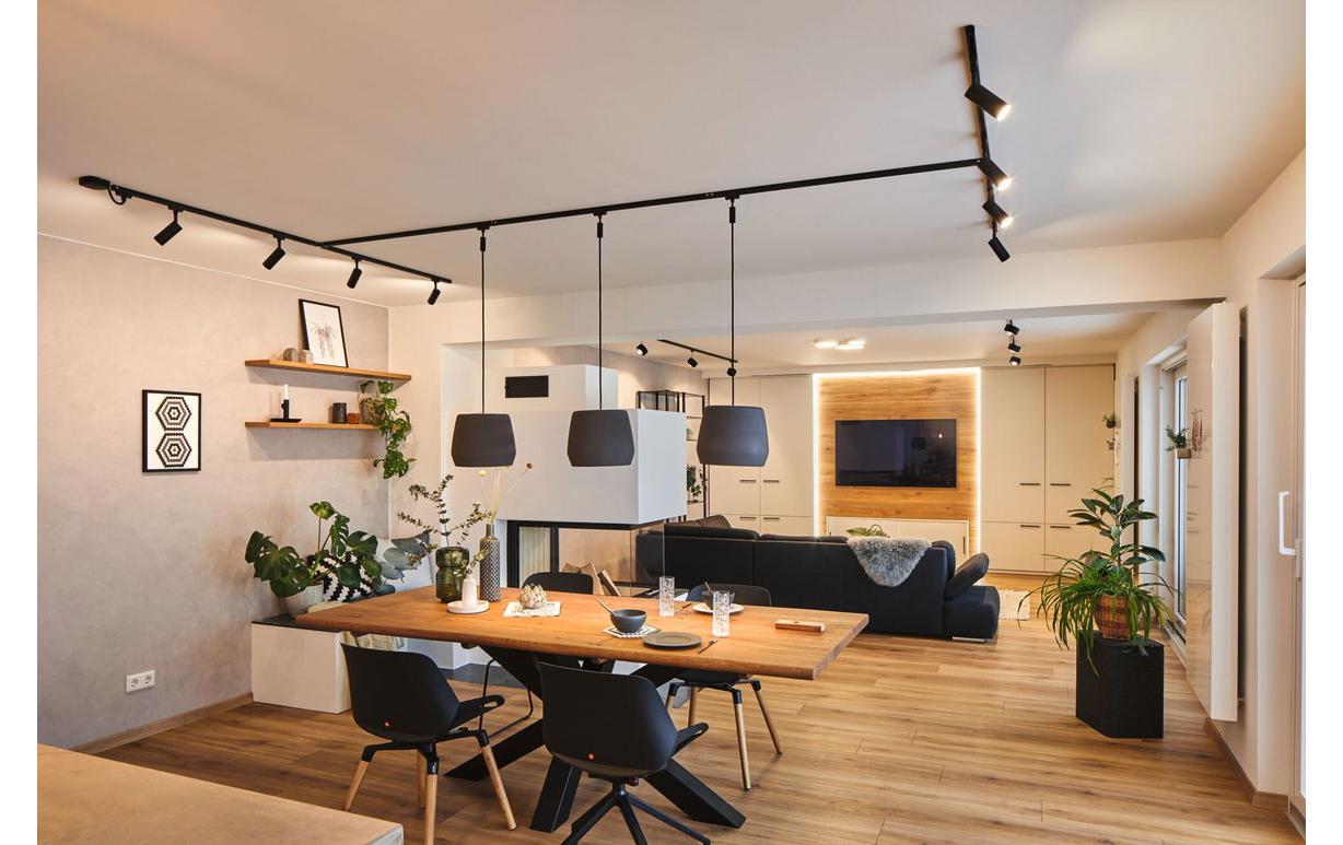 Paulmann URail LED Tubo Einzelspot 190 lm, 4W, Schwarz