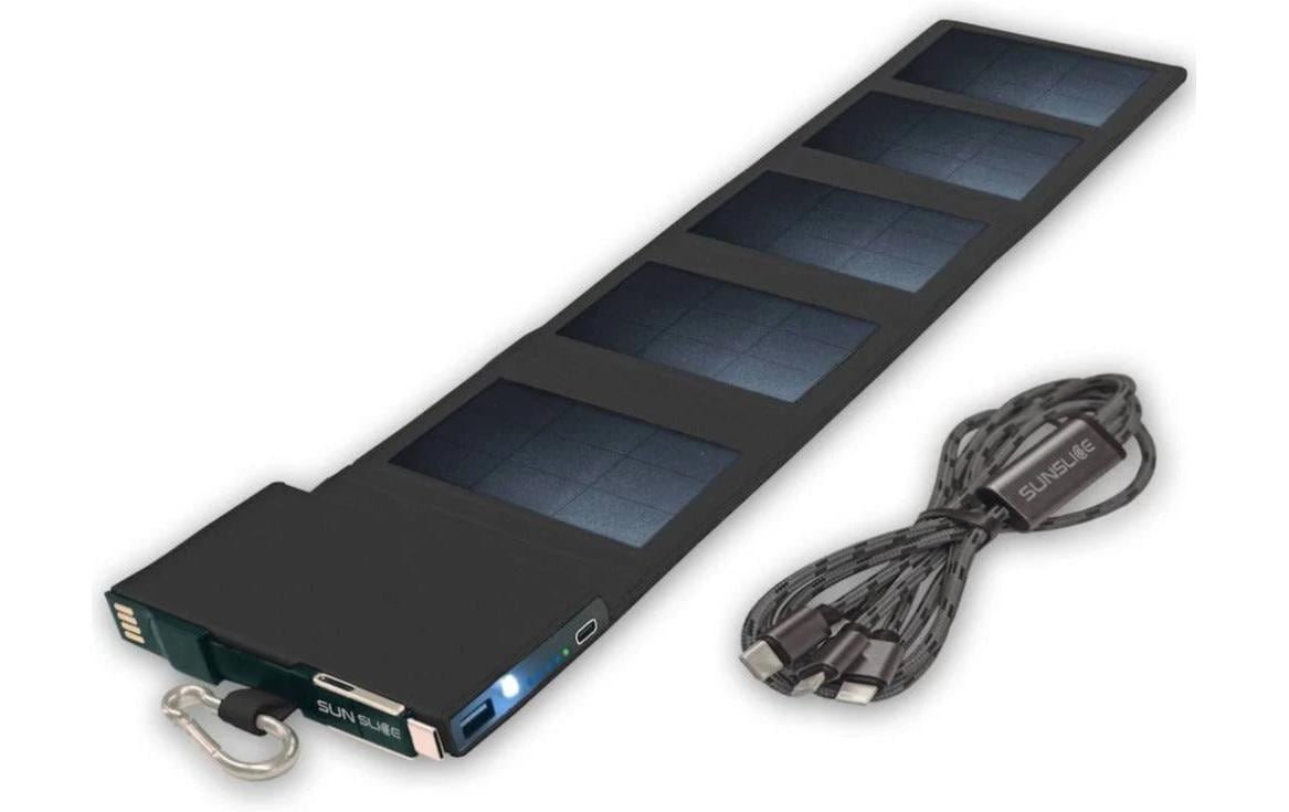 SunSlice Powerbank Photon 4W Sol – Schwarz, 4000 mAh SunSlice Powerbank Photon 4W Sol – Schwarz, 4000 mAh