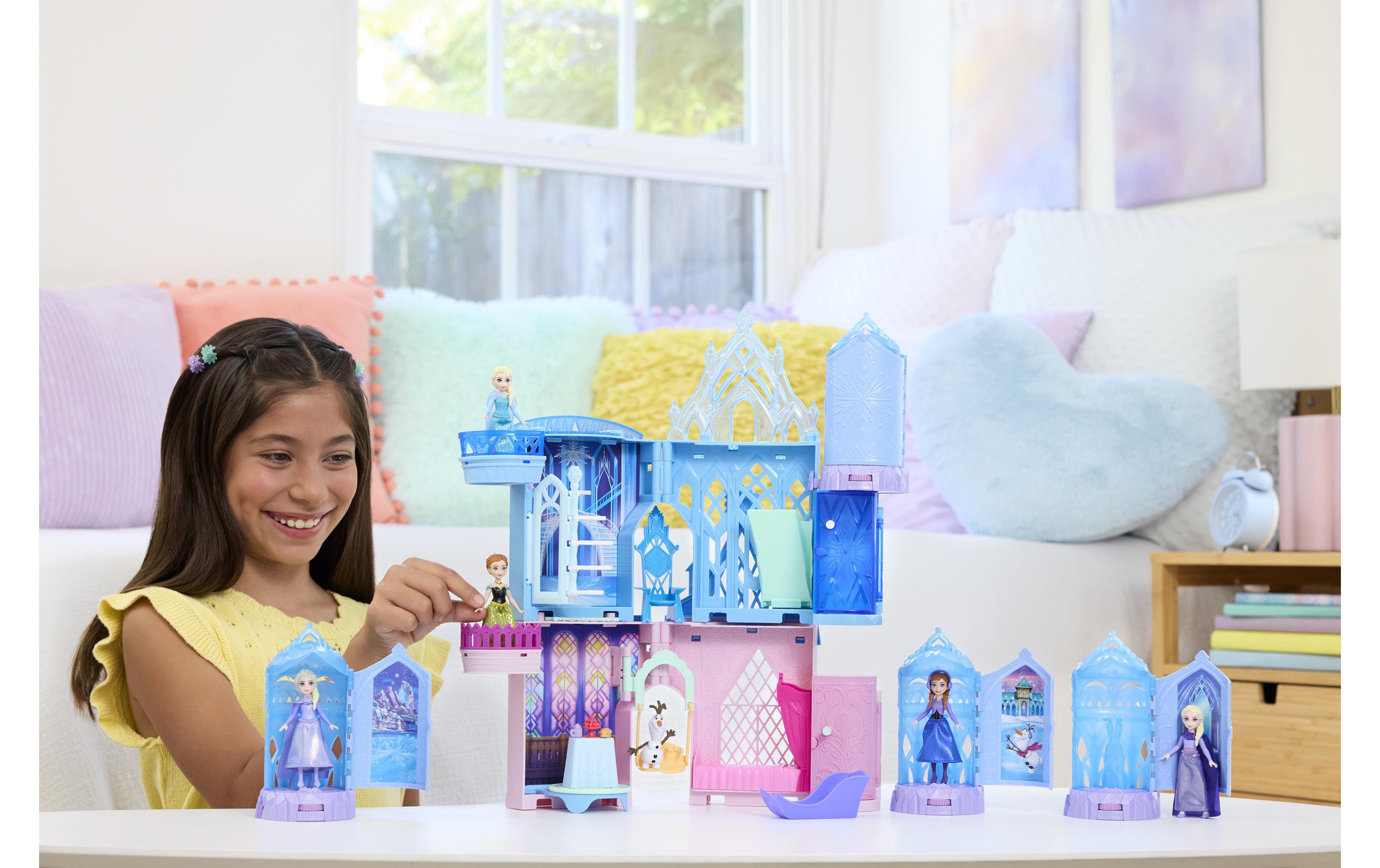 Disney Frozen Spielset Eiskönigin Eisschloss-Drehüberraschung