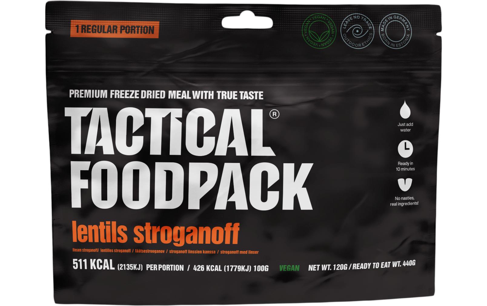 Tactical Foodpack Linsen Strogonoff Tactical Foodpack Linsen Strogonoff