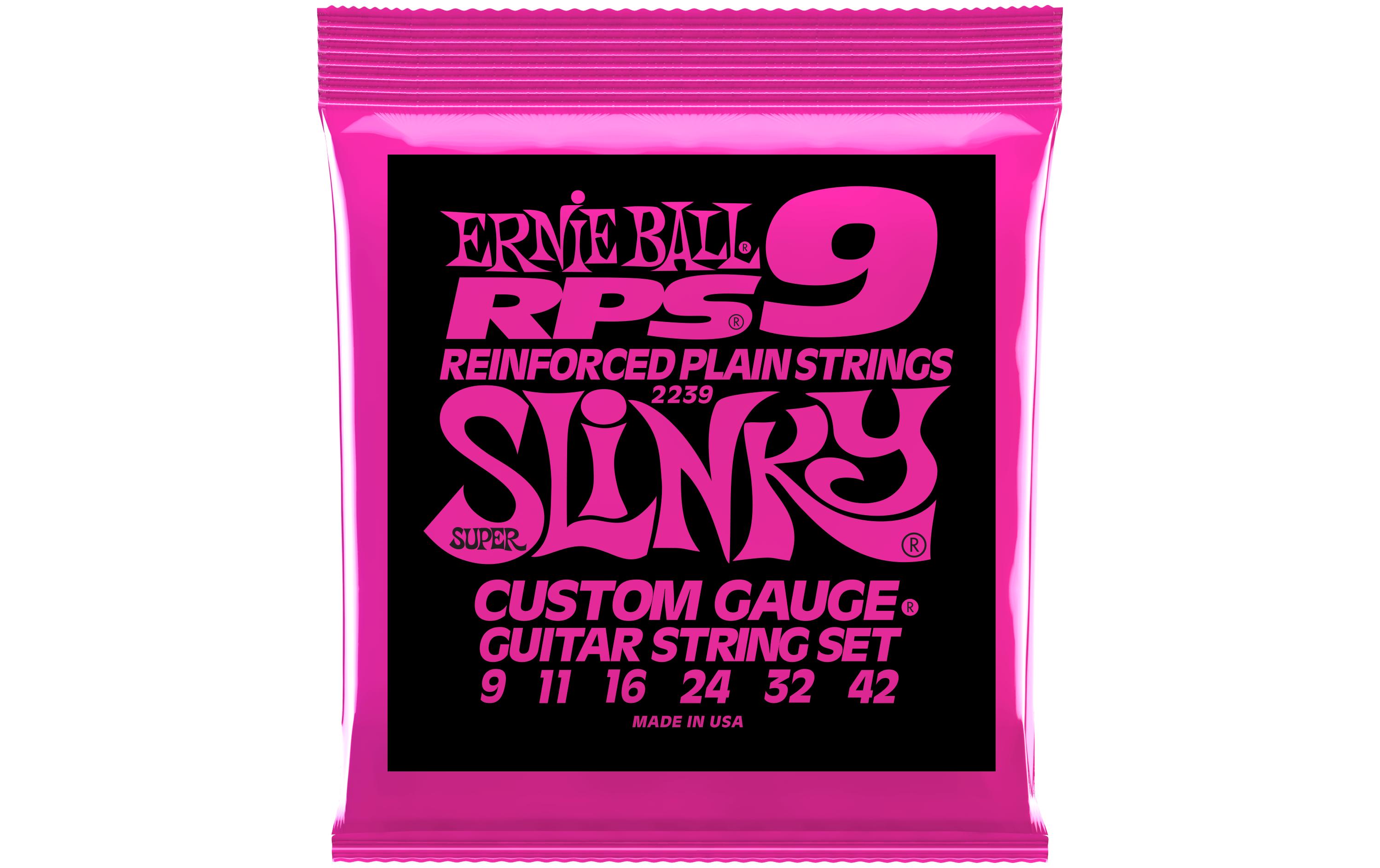 Ernie Ball Gitarrensaiten 2239 Slinky RPS – Super 09-42