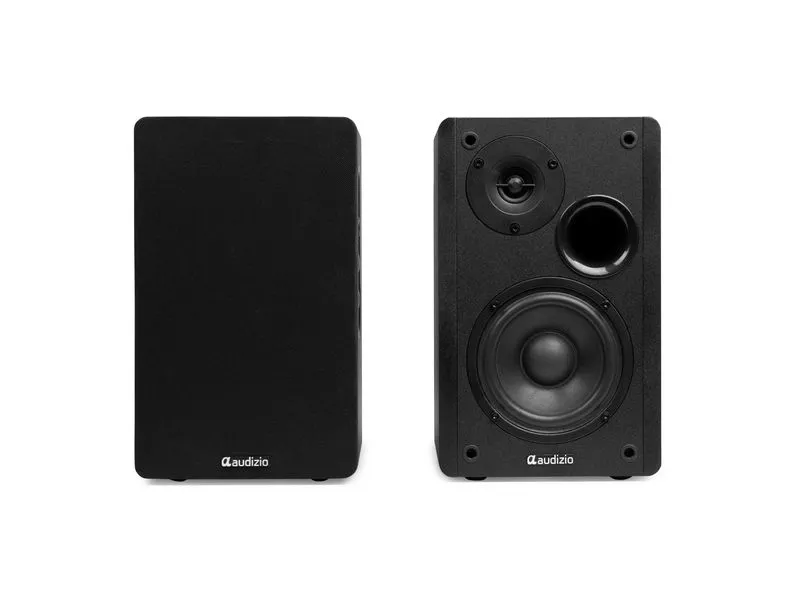 Audizio Regallautsprecher Paar KS01-BK 80W, BT, Schwarz Audizio Regallautsprecher Paar KS01-BK 80W, BT, Schwarz