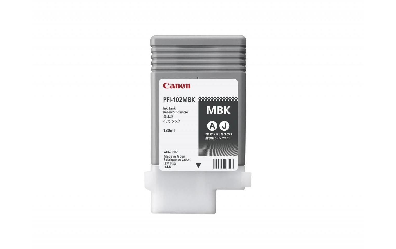 Canon Tinte PFI-102MBK / 0894B001 Matte Black