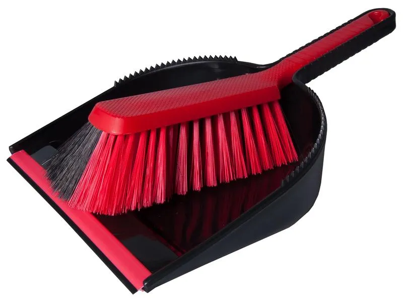 Edi Baur Kehrgarnitur Heavy duty Rot/Schwarz Edi Baur Kehrgarnitur Heavy duty Rot/Schwarz