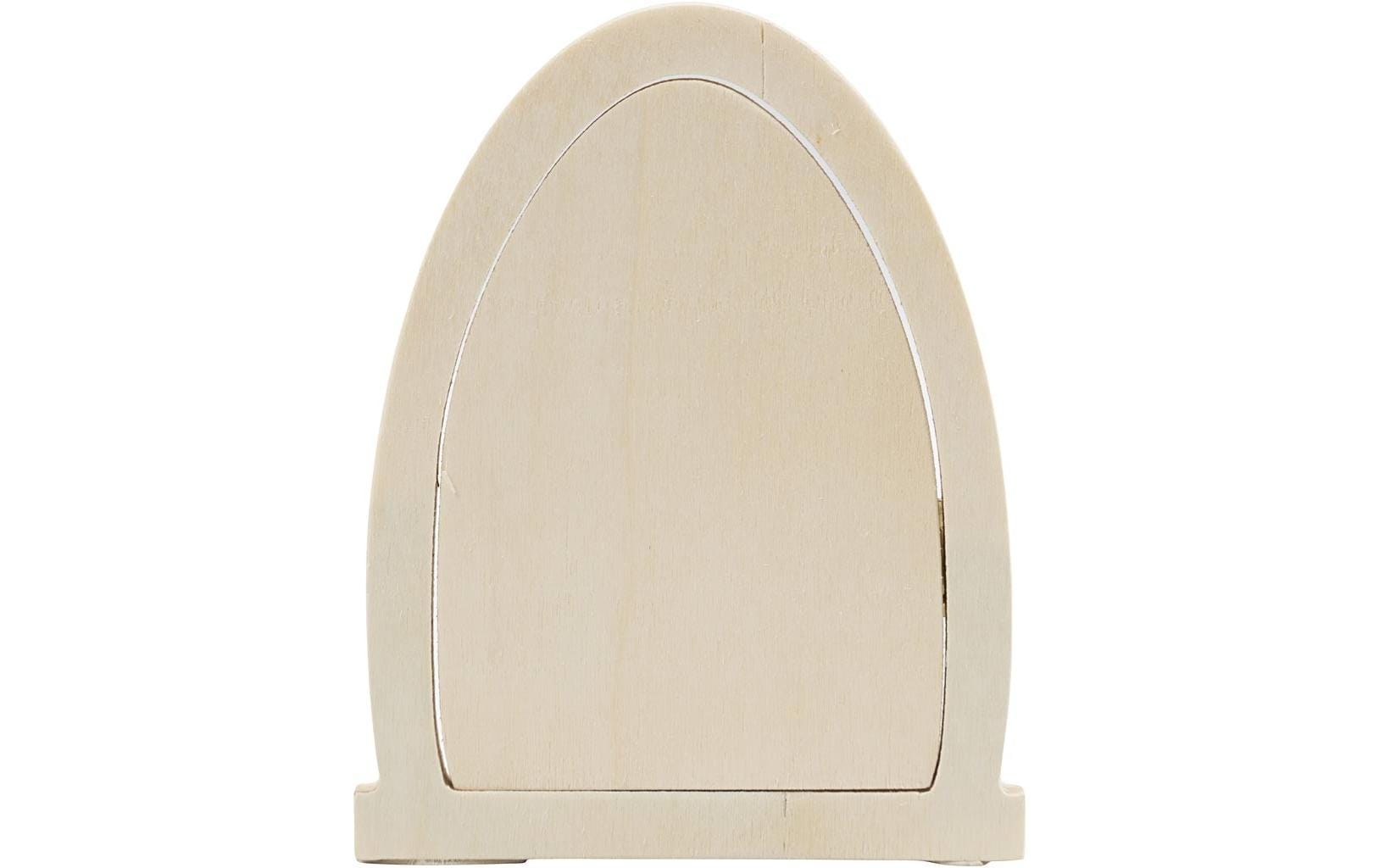 Creativ Company Mini-Utensilien Elfentür / Wichteltür 13 x 10 cm, oval