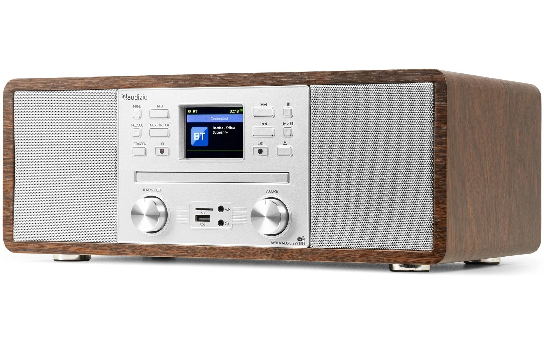 Audizio DAB+ Radio Avola Silber