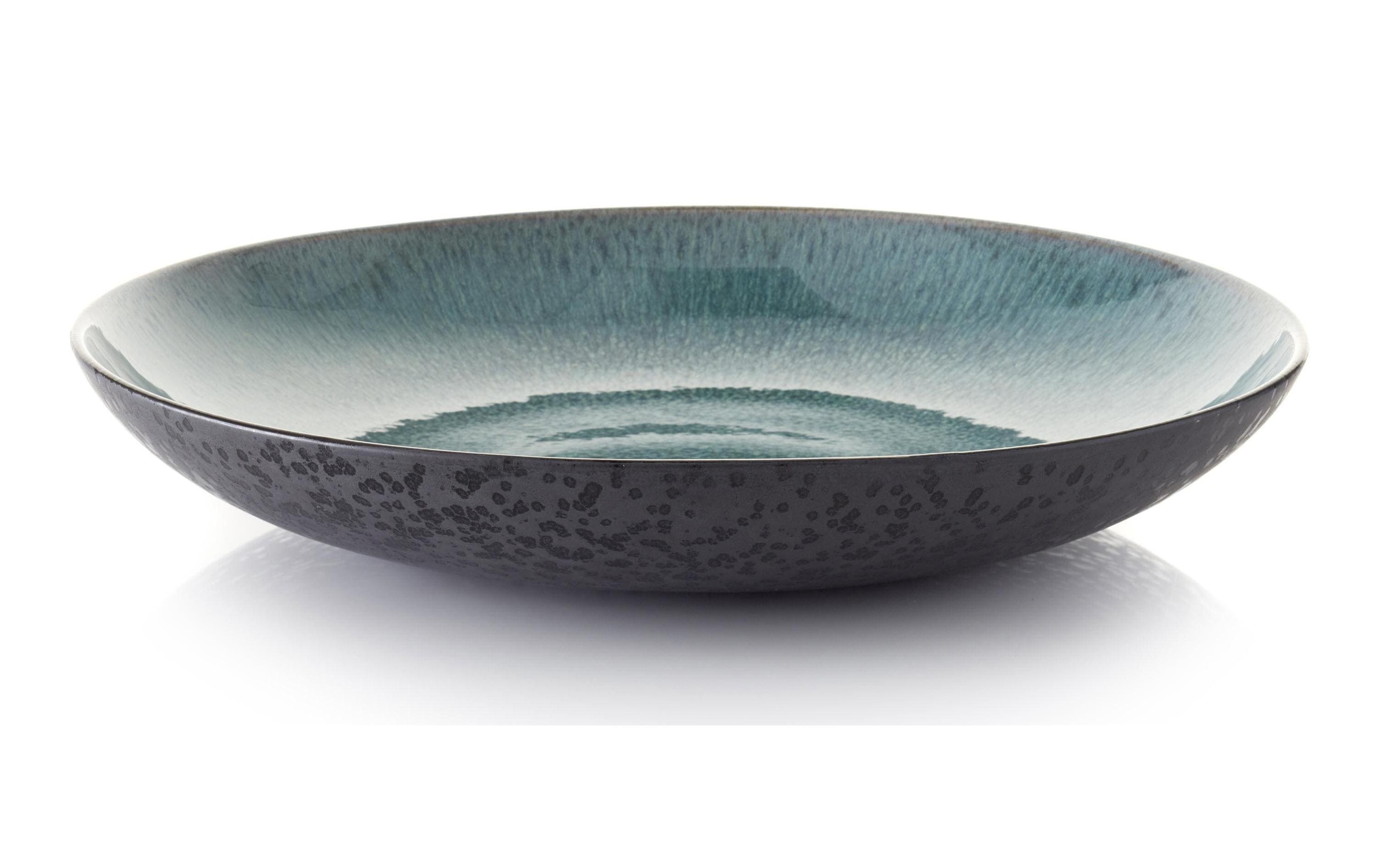 Bitz Schale 40 cm, 1 Stück, Schwarz/Grün