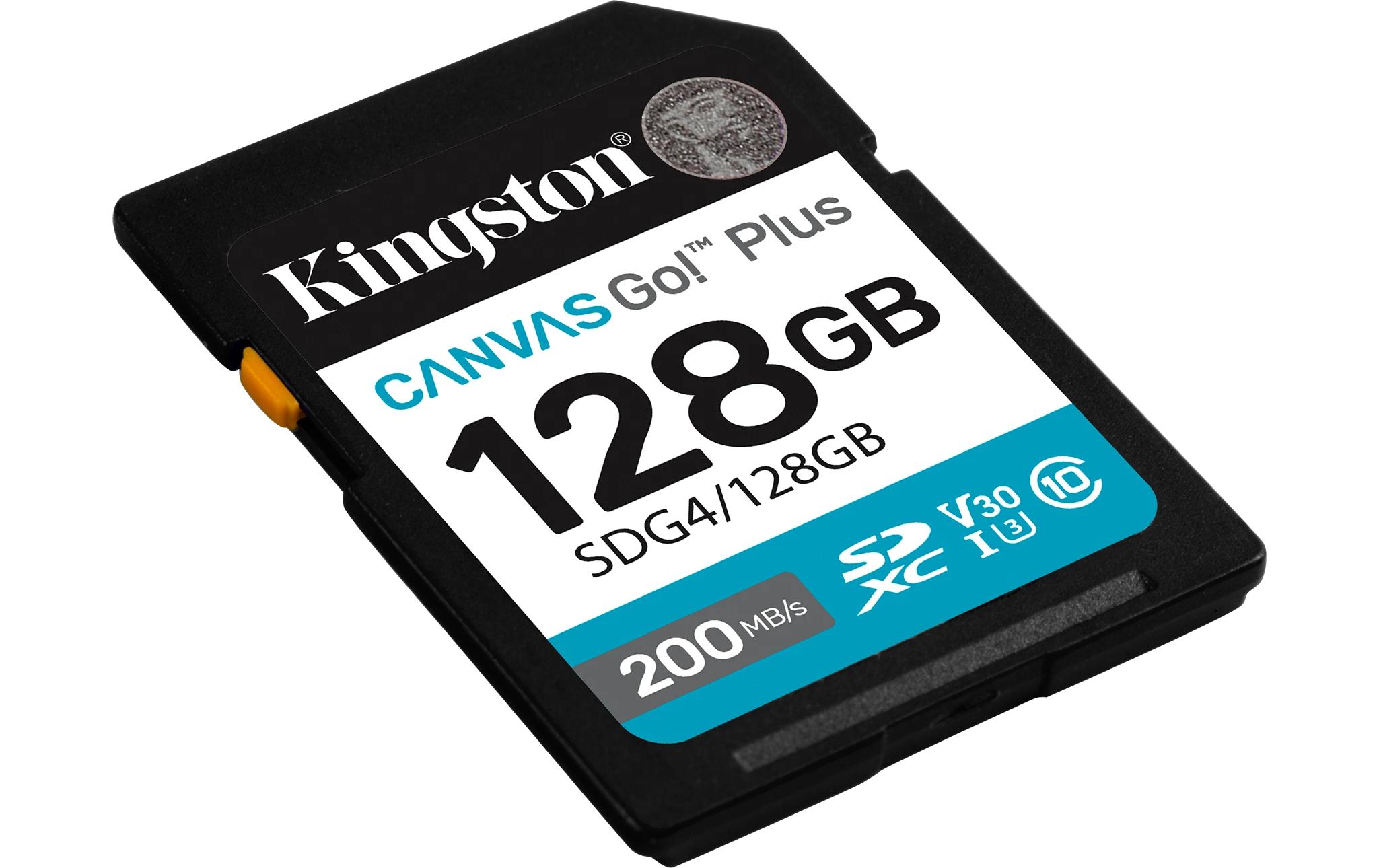 Kingston SDXC-Karte Canvas Go! Plus 128 GB