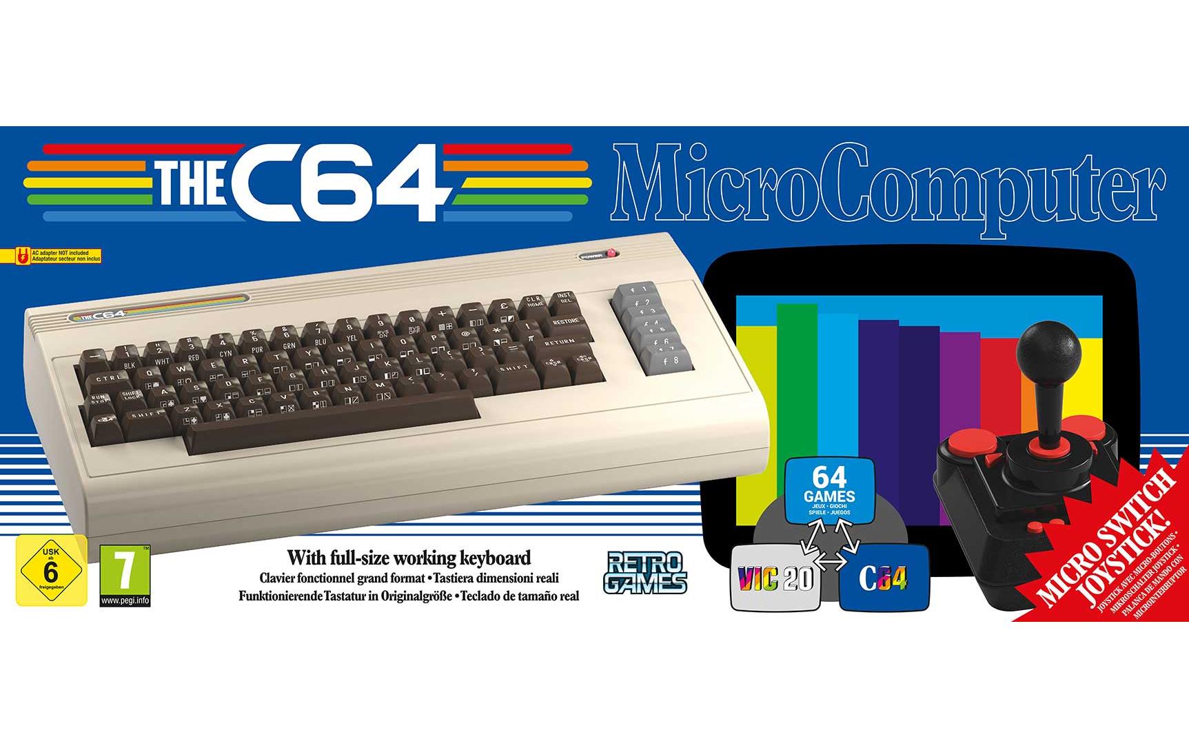 retro-bit Spielkonsole The C64 Maxi