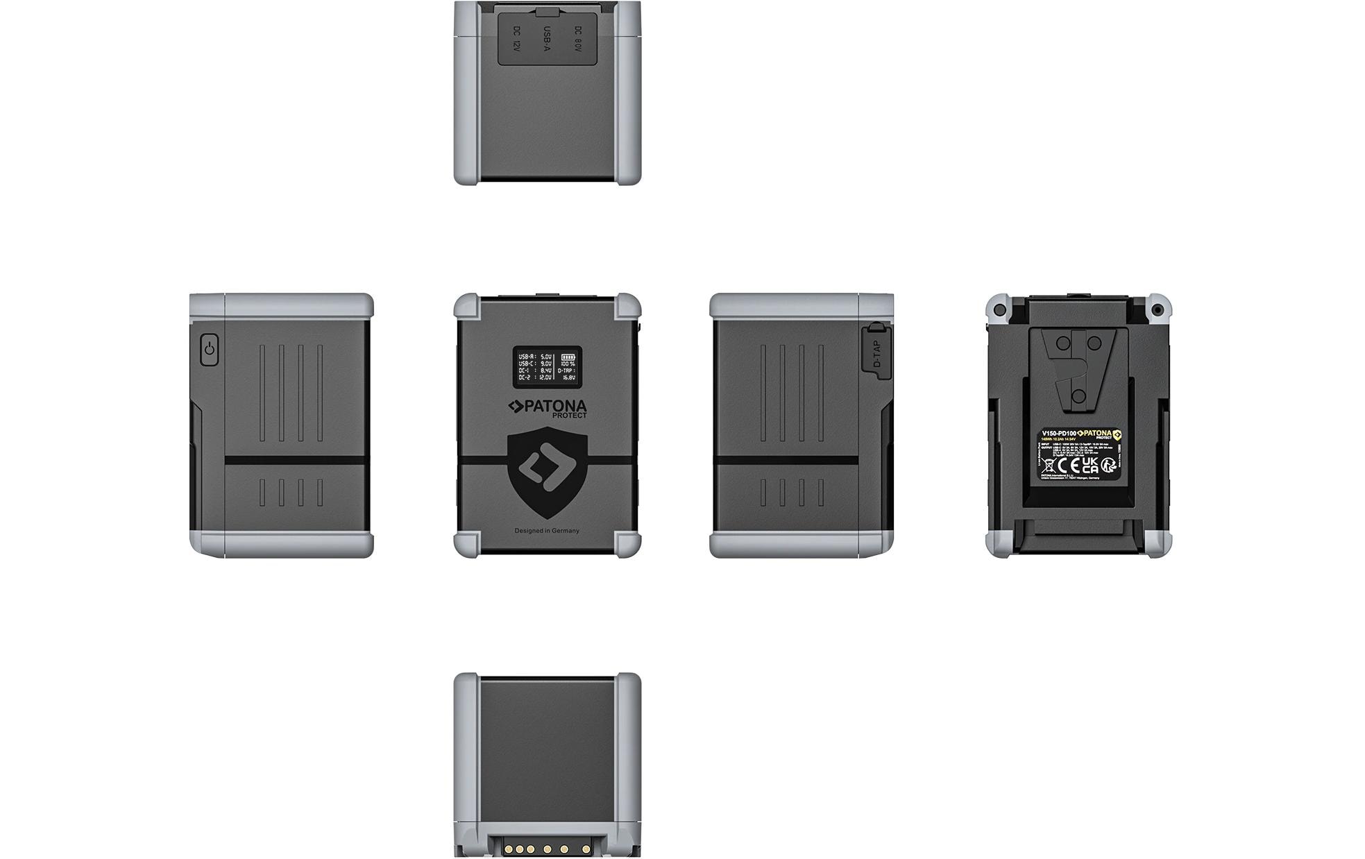 Patona PROTECT V-Mount Akku V150-PD100