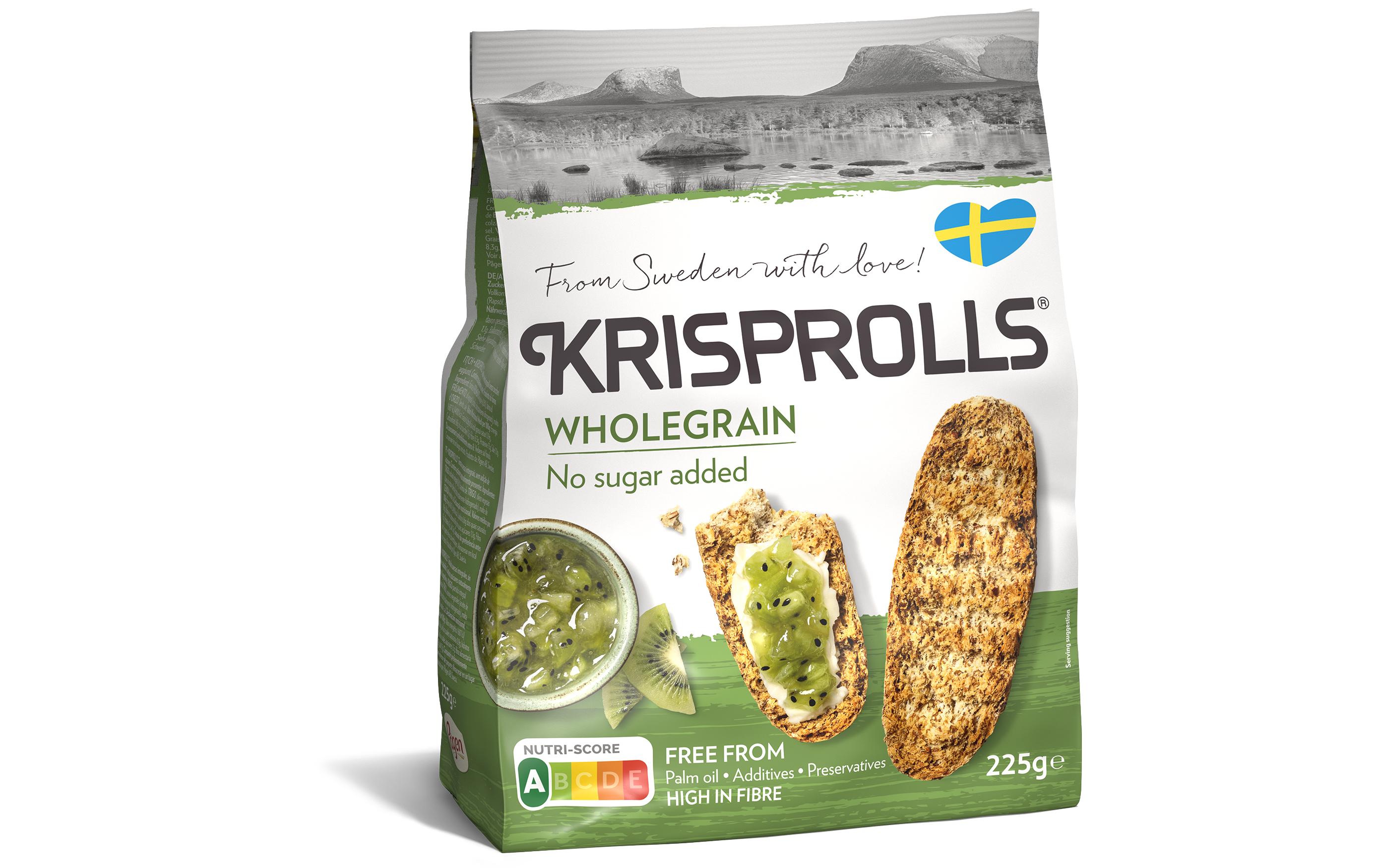 Pågen Krisprolls Vollkorn ohne zusätzlichen Zucker 225 g