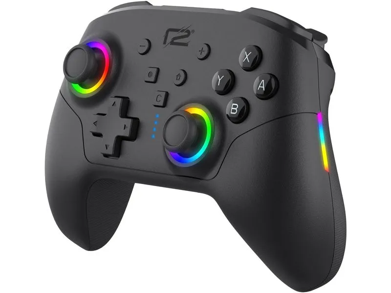 GAME Controller Pro Pad X2 LED Edition Schwarz für NSW 2 GAME Controller Pro Pad X2 LED Edition Schwarz für NSW 2