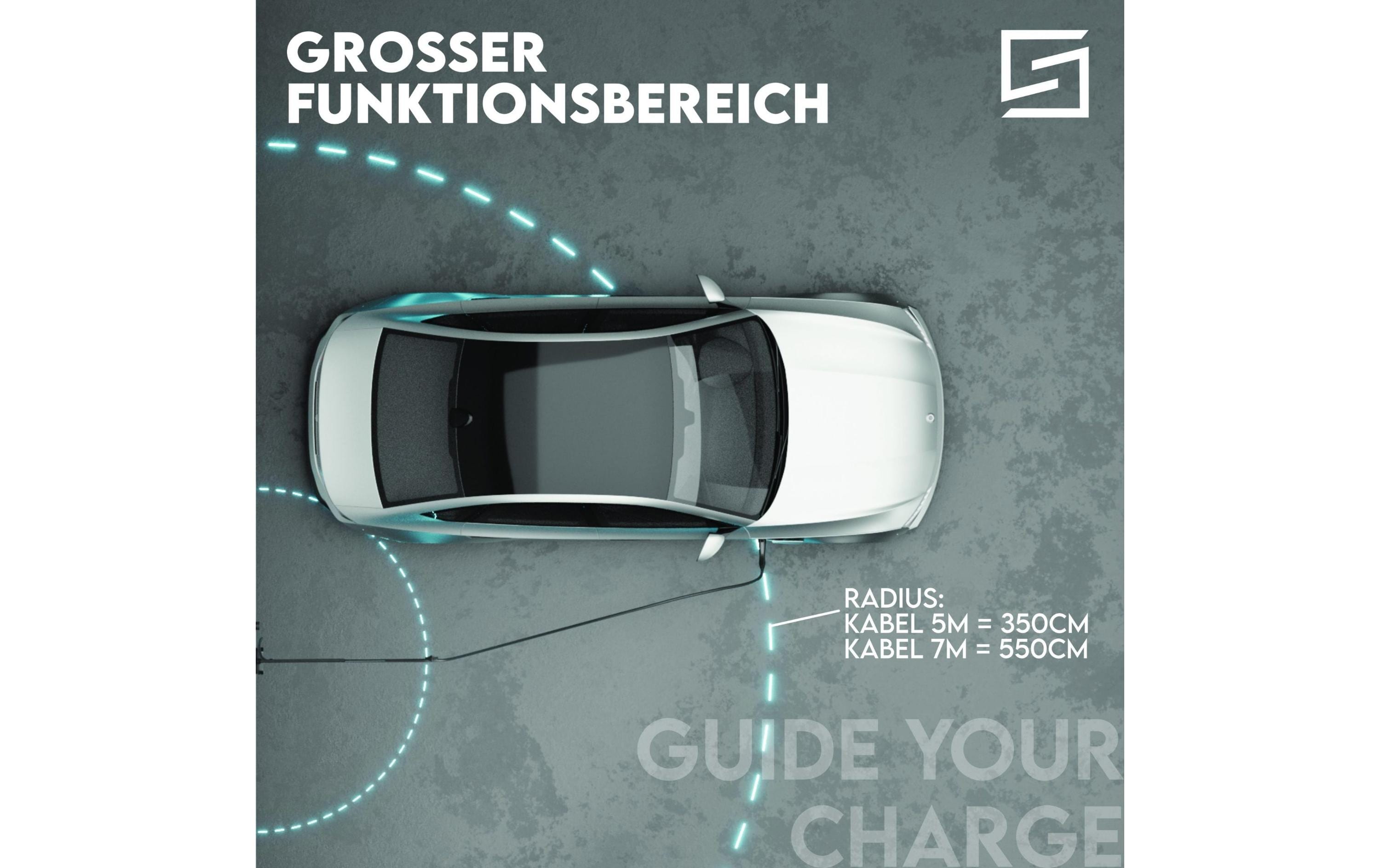 EV Buddy Kabelhalter Cable-Sherpa, Schwarz