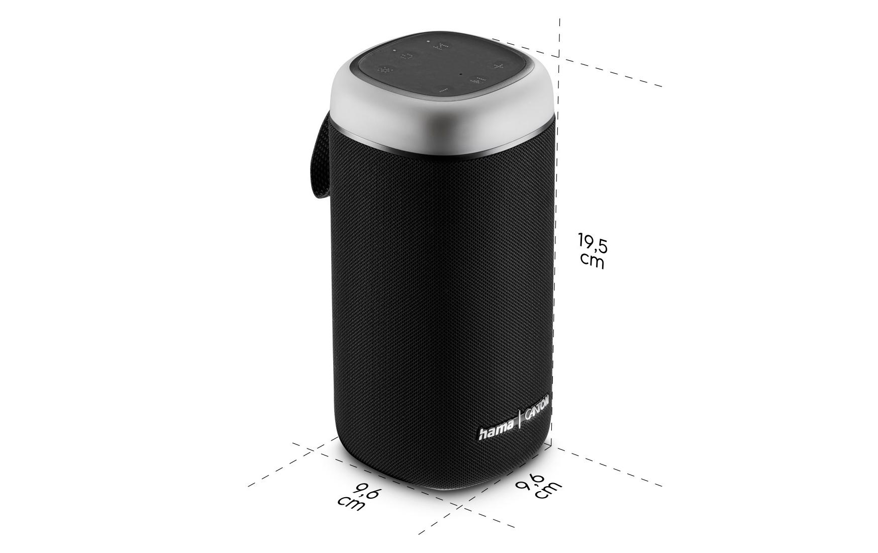 Hama Bluetooth-Lautsprecher Glow Pro Schwarz