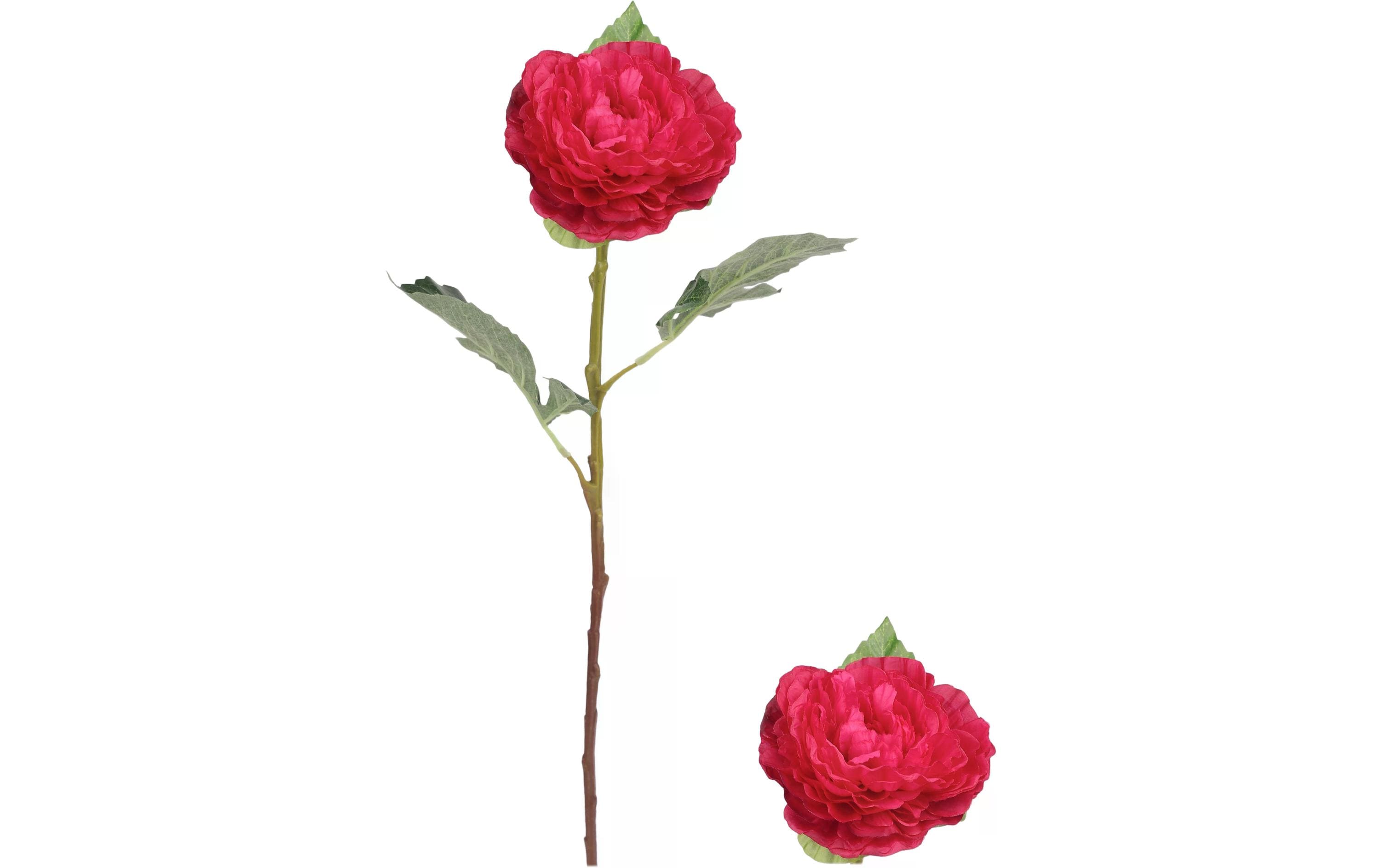 CHALET Kunstblume Pfingstrose 67 cm, Rot