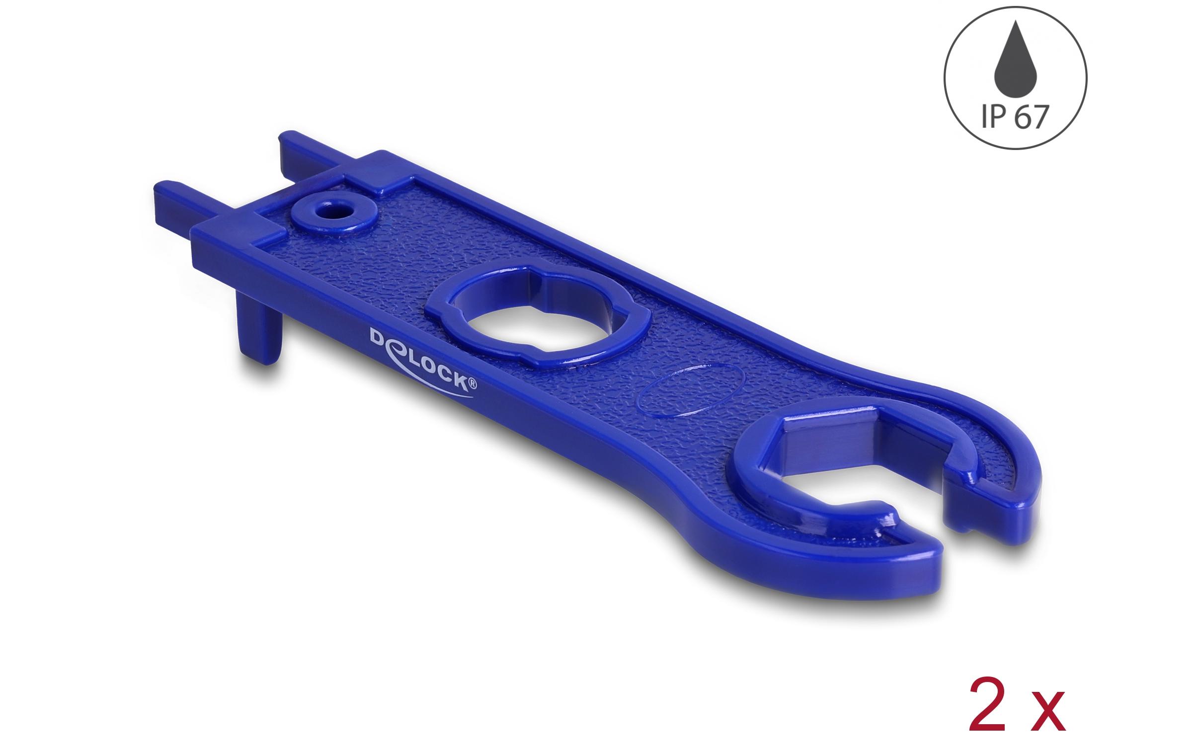 Delock Werkzeug für DL4 Kabel & Konnektoren Sechskant, 2 Stück