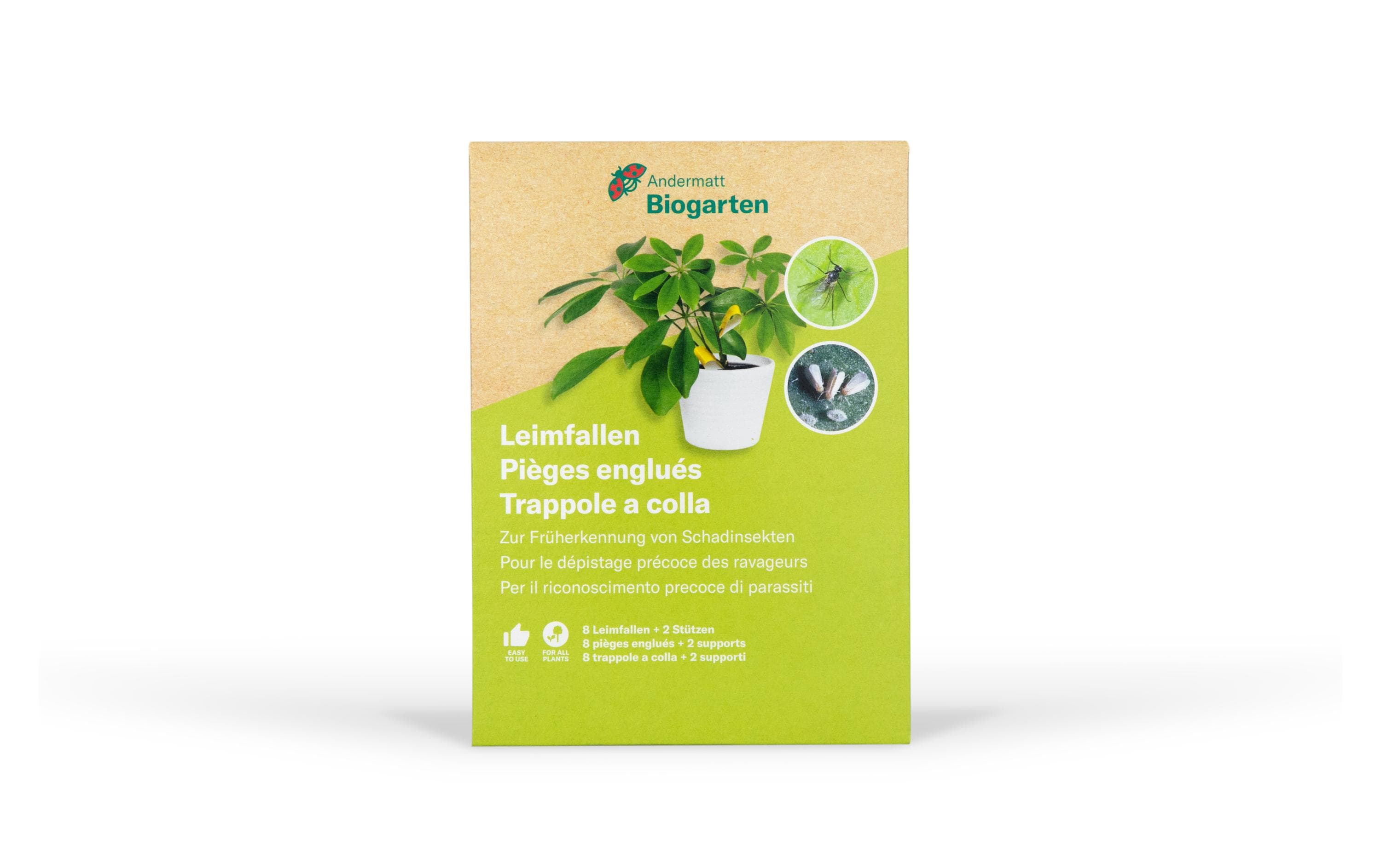 Andermatt Biogarten Leimfallen, 8 Stück Andermatt Biogarten Leimfallen, 8 Stück