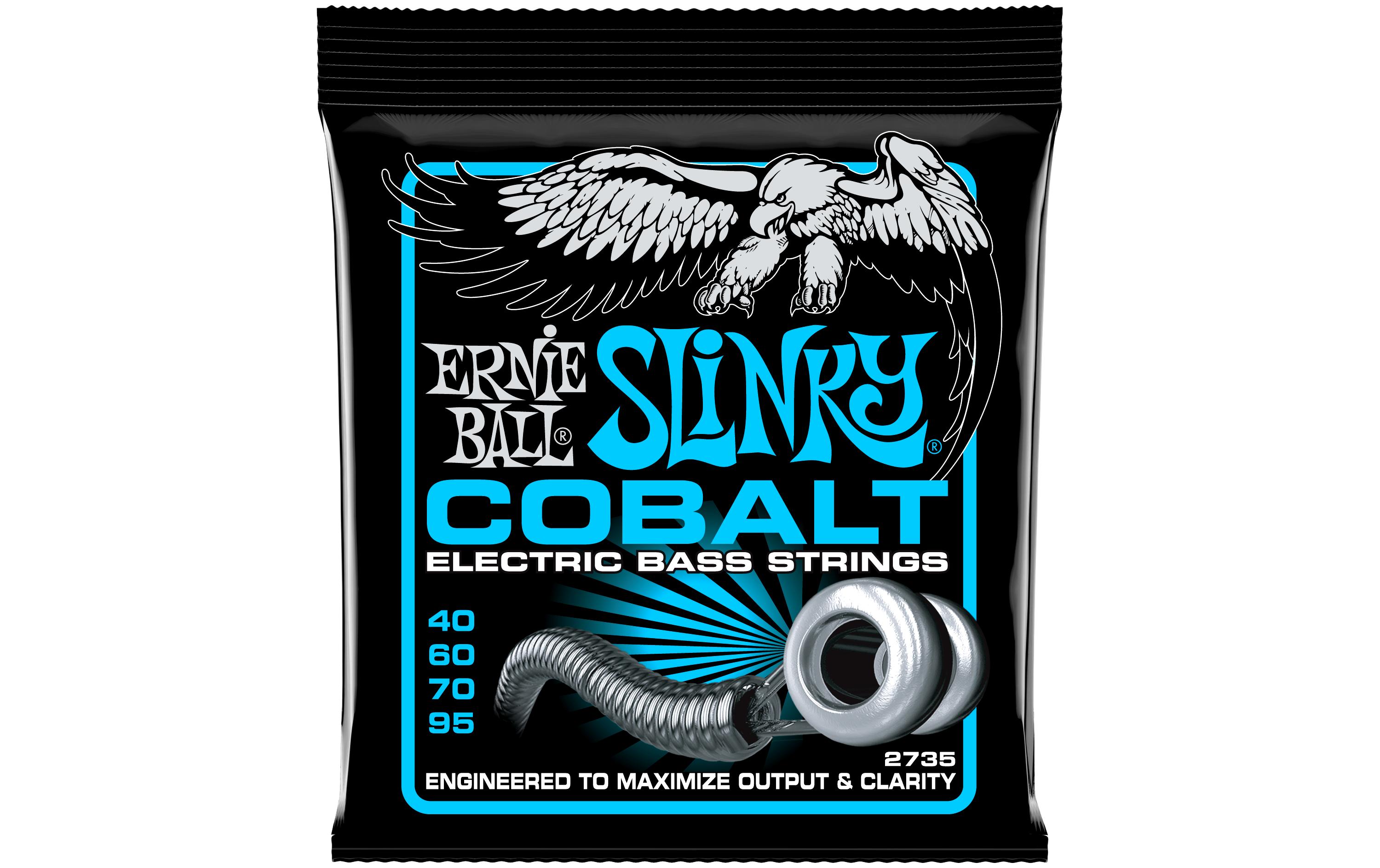 Ernie Ball Basssaiten 2735 Slinky Cobalt – Extra 40-95