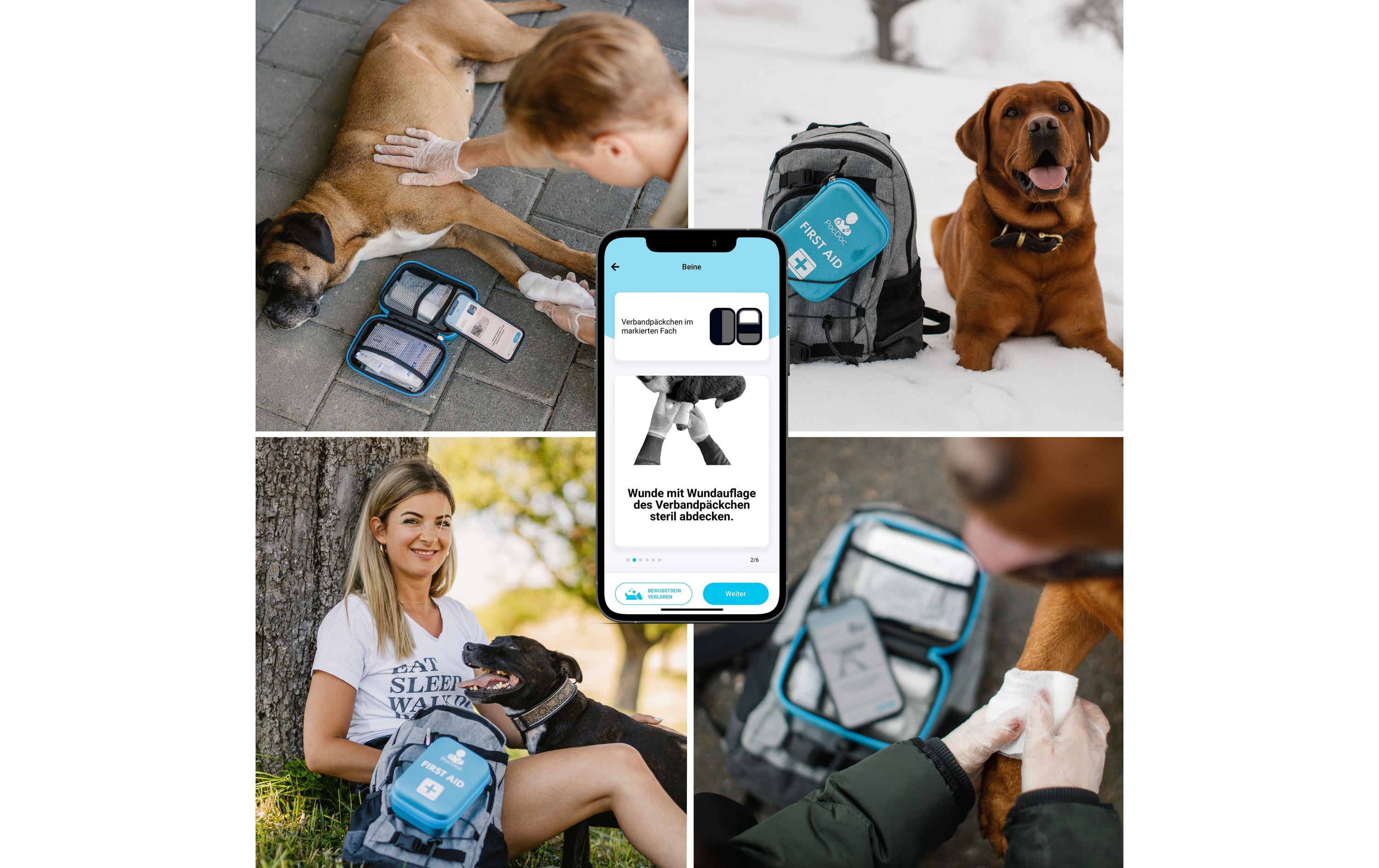 Pocdoc Tier-Erste-Hilfe-Set Pet Connect