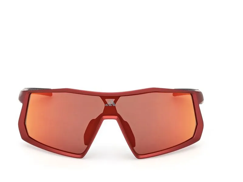 adidas Kentro SP0123 Sonnenbrille Matte Red, Roviex Mirror