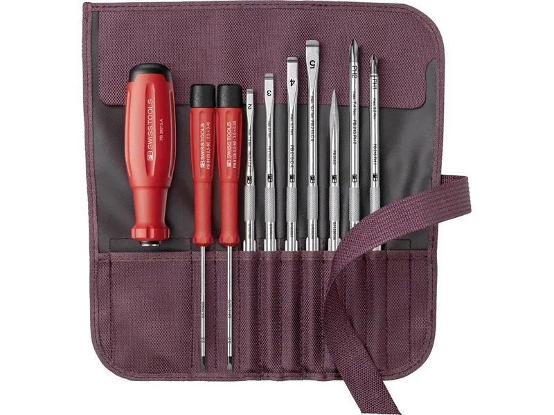 PB Swiss Tools Wechselklingen-Set PB 38218 Evo Bordeaux