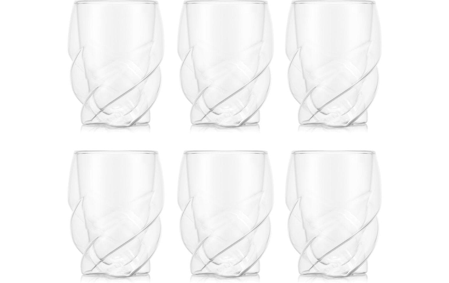 Bodum Pavina Paris Doppelwandgläser 270 ml, 6 Stück, Transparent